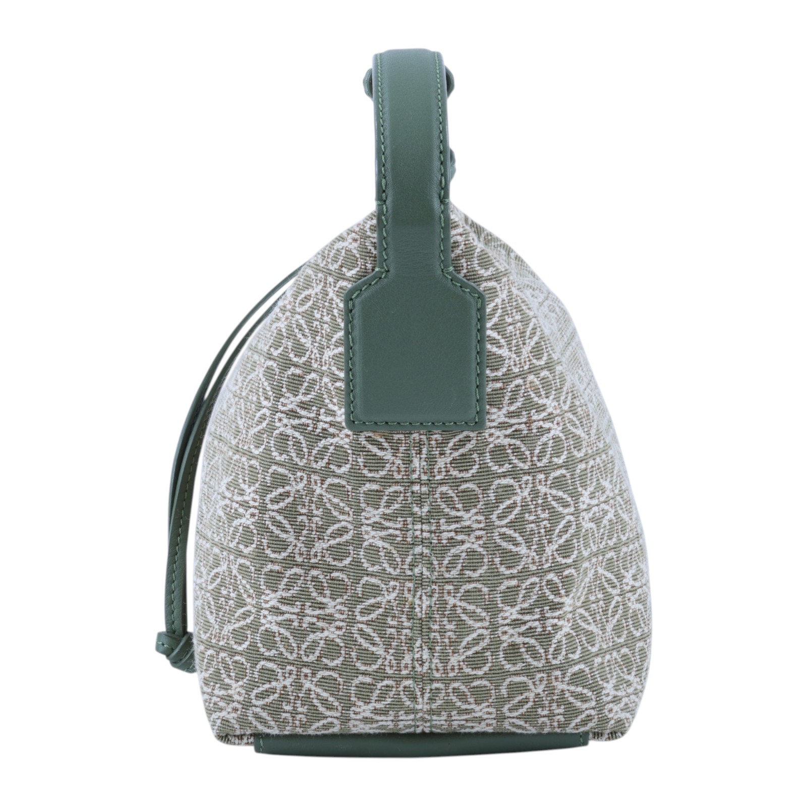 羅意威 LOEWE Cubi Anagram 小型 緹花布 手提包 A906K75X06 綠CUBI ANAGRAM 無附屬品