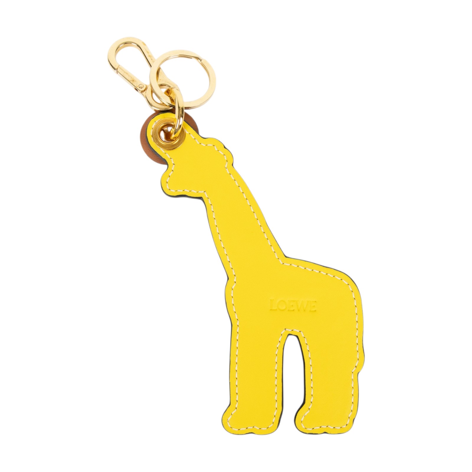 羅意威 LOEWE 長頸鹿紋 皮革吊飾  長頸鹿皮革吊飾 原廠盒子/防塵袋/購買證明正本