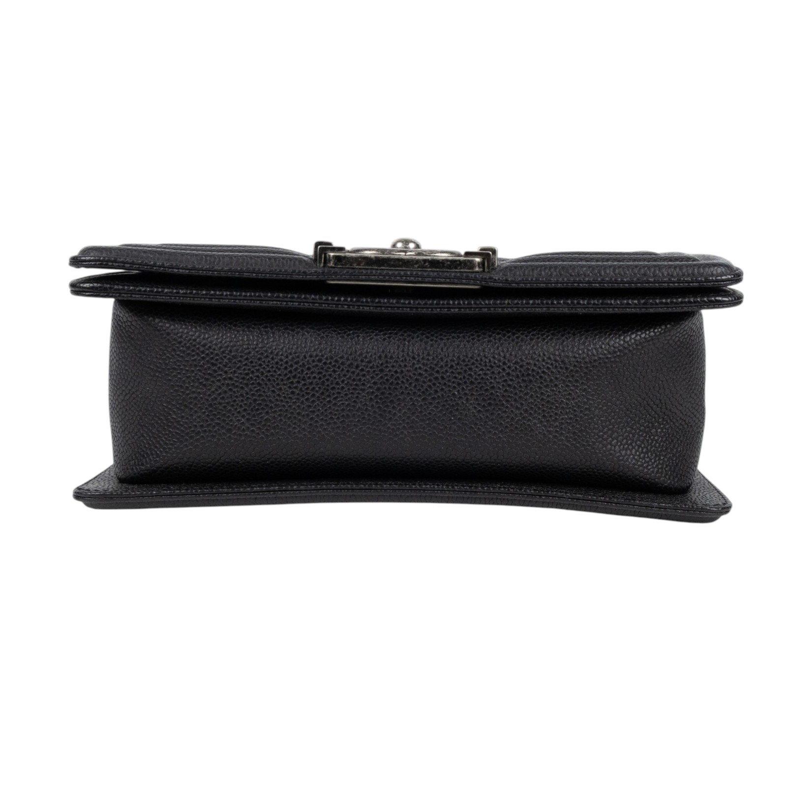 香奈兒 CHANEL Boy 20 小型 口蓋包 A67085 Y07352 23開黑荔枝皮復古銀BOY20 原廠盒子/防塵袋/保證卡/購買證明影本