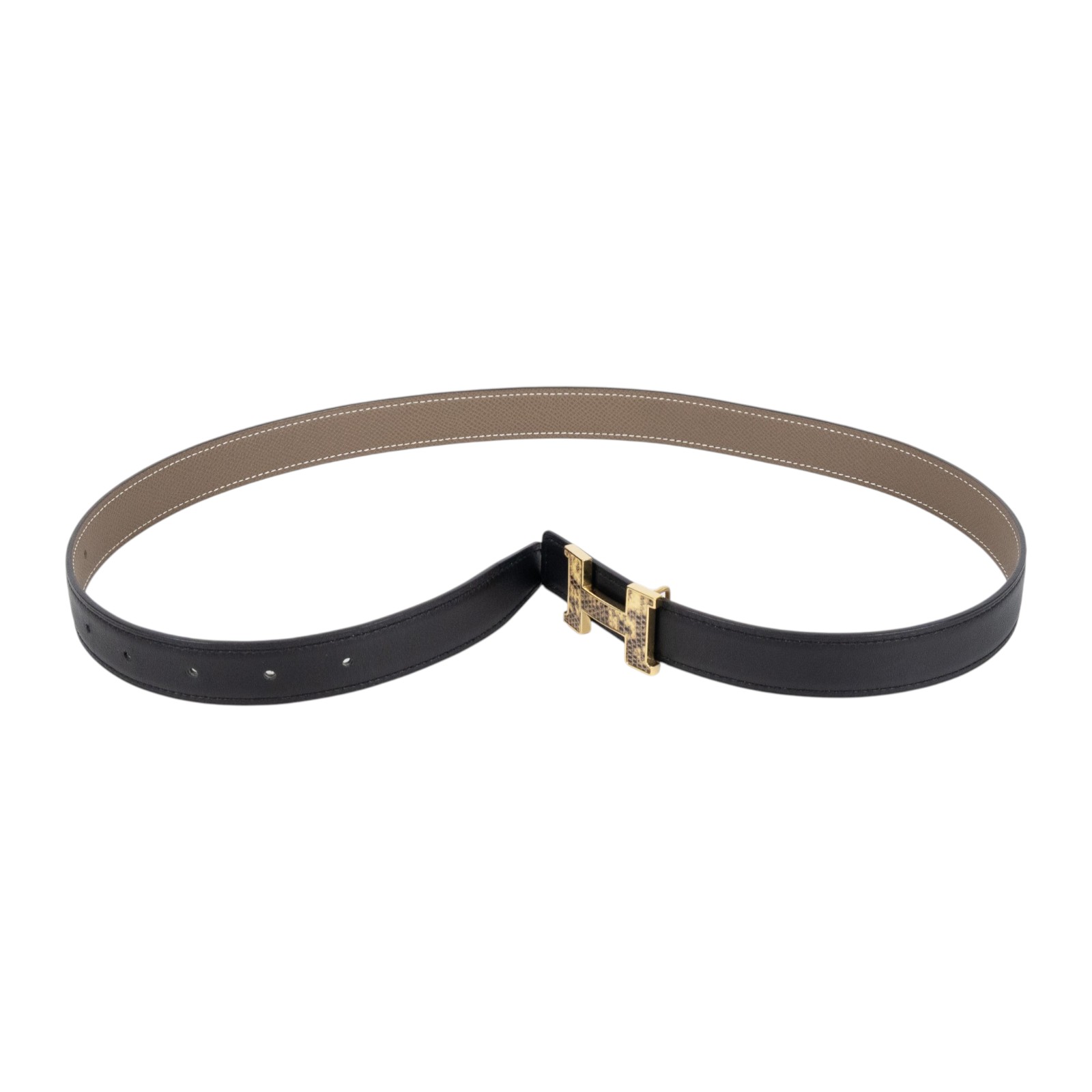 愛馬仕 Hermes Reversible leather strap 24mm 腰帶 H071441CP1B H052150CABV080 /A TY 240  原廠盒子/防塵袋/購買證明影本