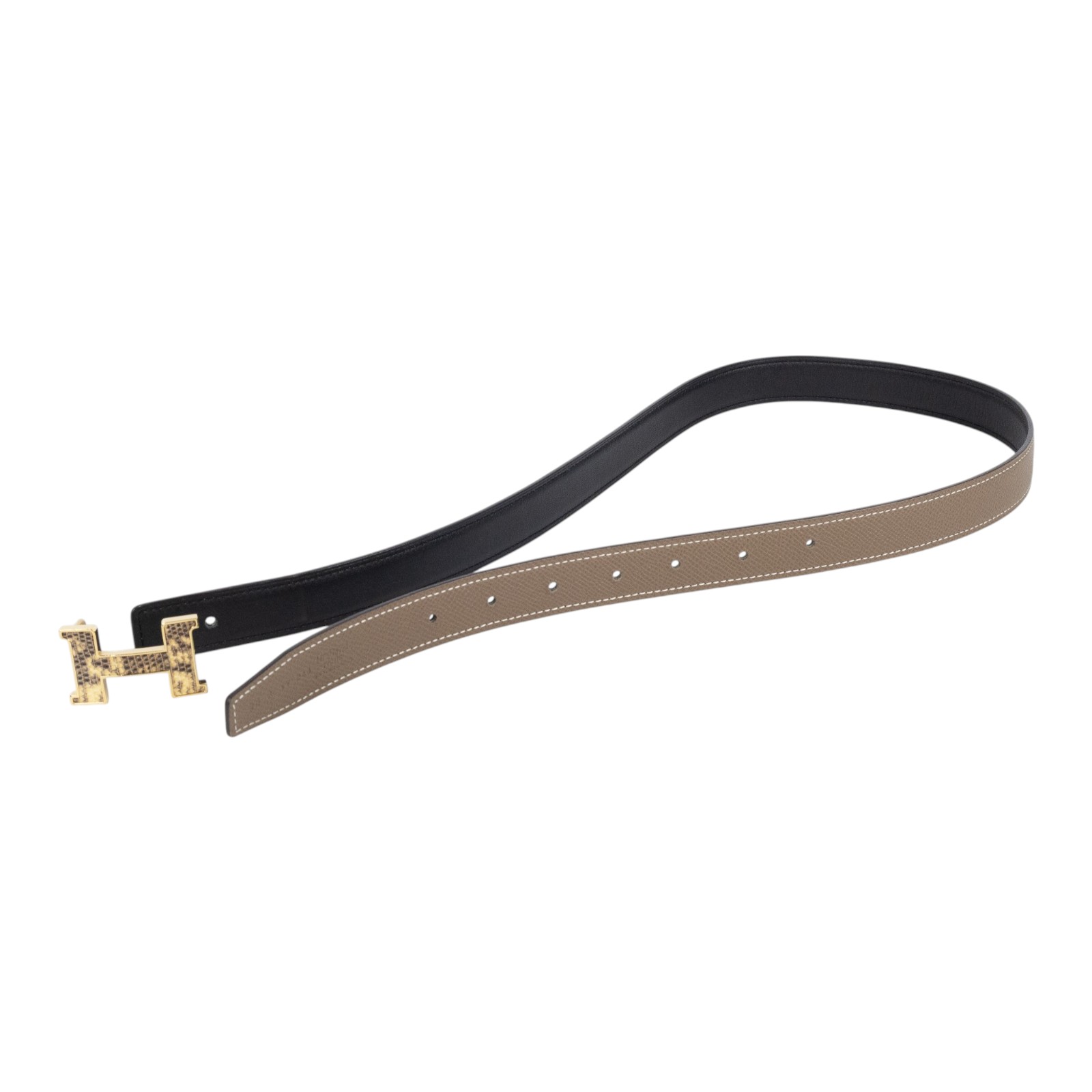 愛馬仕 Hermes Reversible leather strap 24mm 腰帶 H071441CP1B H052150CABV080 /A TY 240  原廠盒子/防塵袋/購買證明影本