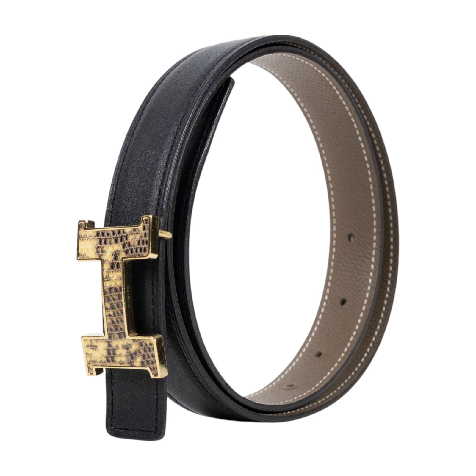 愛馬仕 Hermes Reversible leather strap 24mm 腰帶 H071441CP1B H052150CABV080 /A TY 240  原廠盒子/防塵袋/購買證明影本