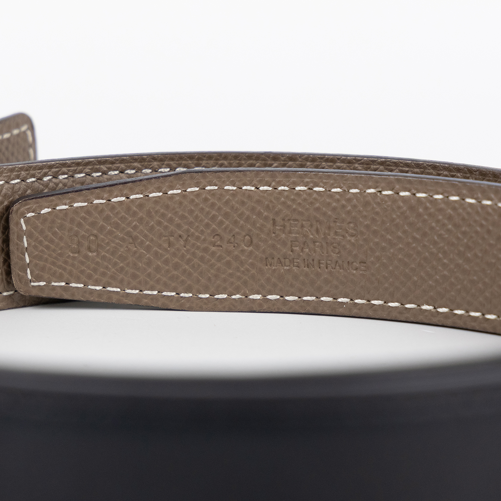 愛馬仕 Hermes Reversible leather strap 24mm 腰帶 H071441CP1B H052150CABV080 /A TY 240  原廠盒子/防塵袋/購買證明影本