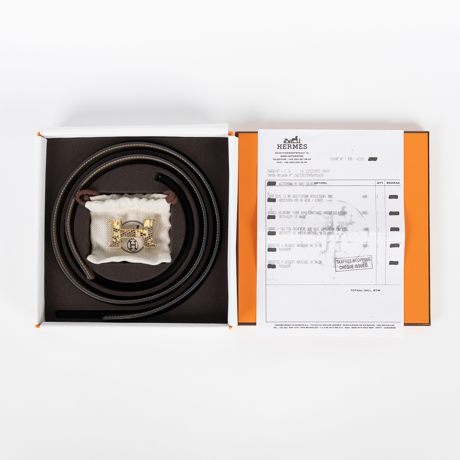 愛馬仕 Hermes Reversible leather strap 24mm 腰帶 H071441CP1B H052150CABV080 /A TY 240  原廠盒子/防塵袋/購買證明影本