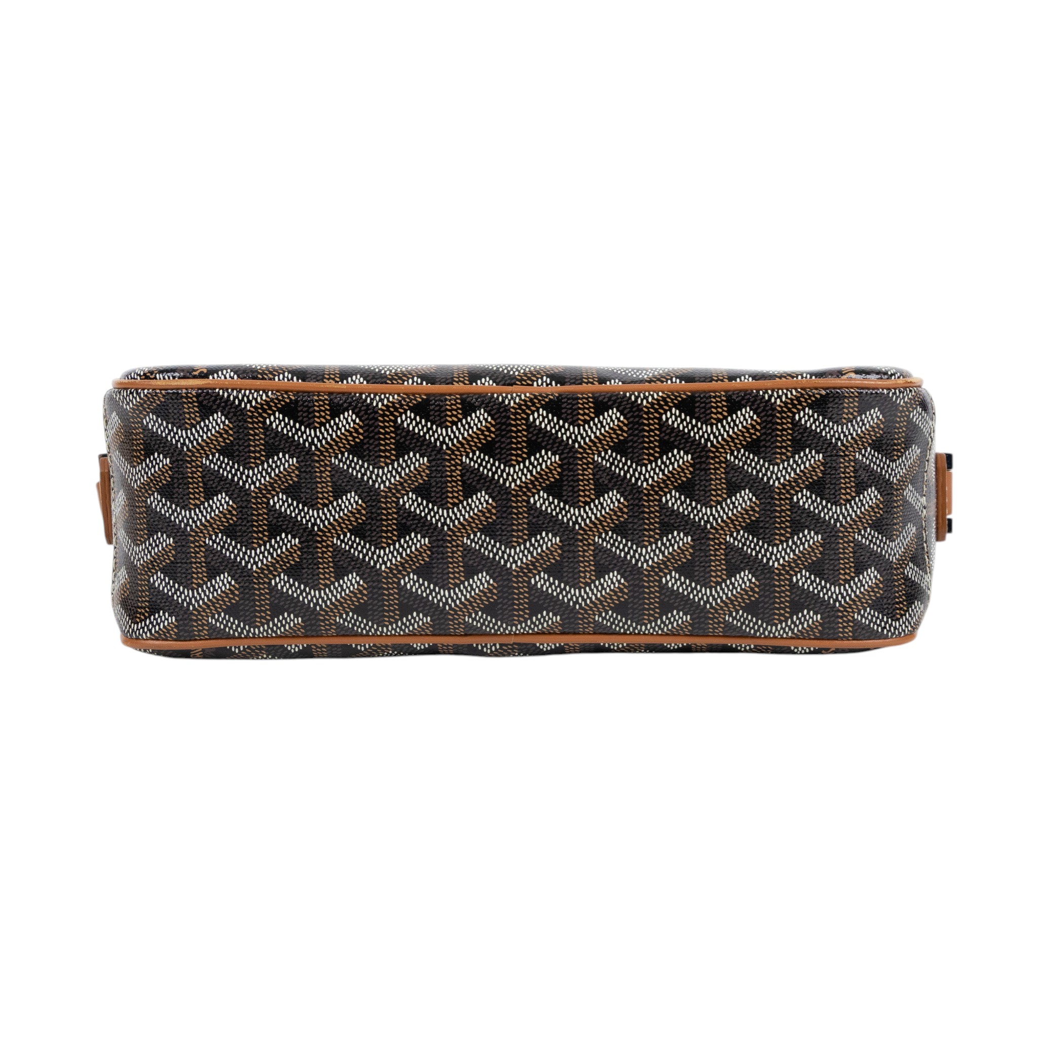 高雅德 GOYARD Cap-Vert PM Bag 肩背 斜背包 CAPVE2PMLTY 焦糖黑CAP-VERT PM 防塵袋/日本購買證明正本