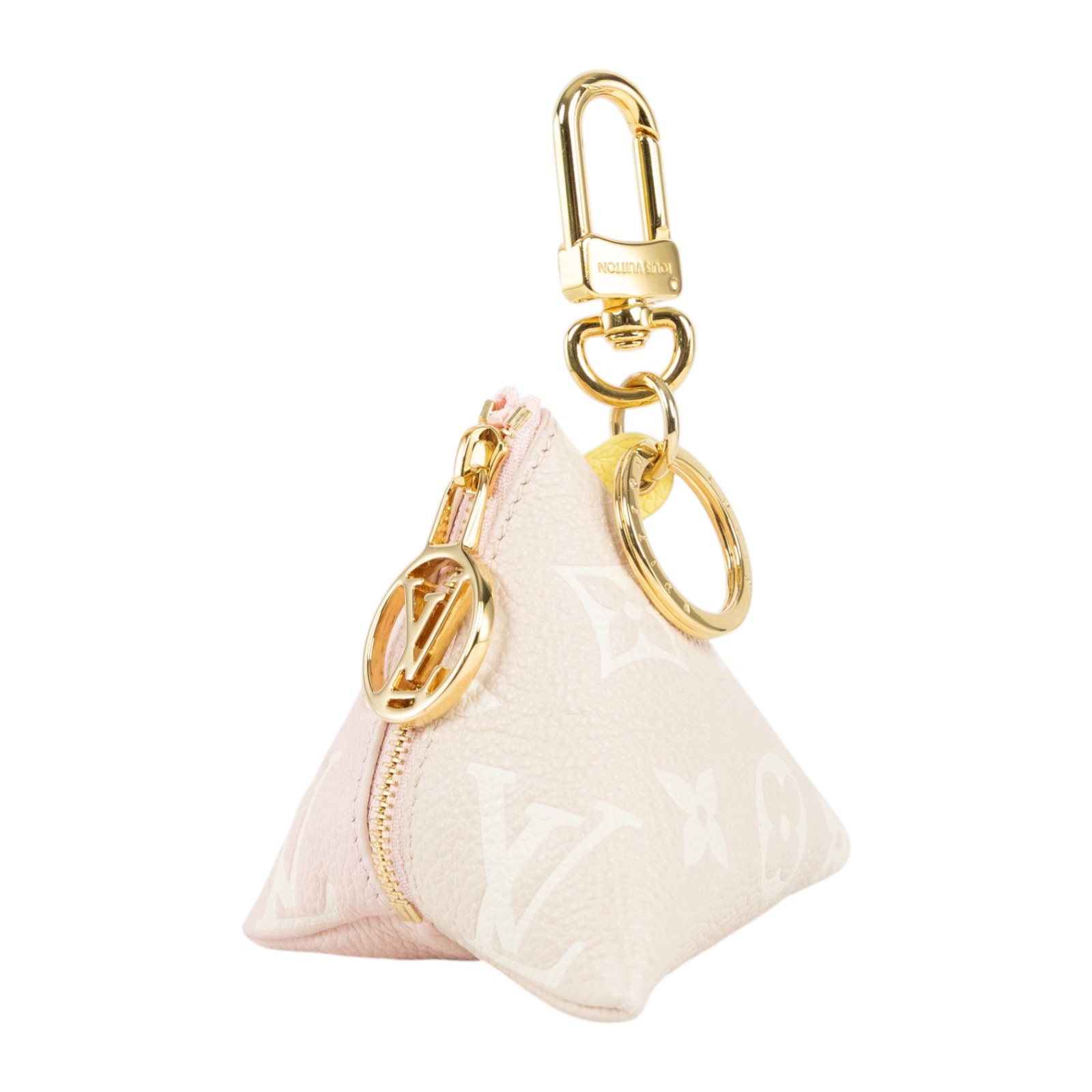 路易威登 LOUIS VUITTON Berlingot 掛飾 包掛 零錢包 M00669 粉BERLINGOT吊飾 原廠盒子/防塵袋