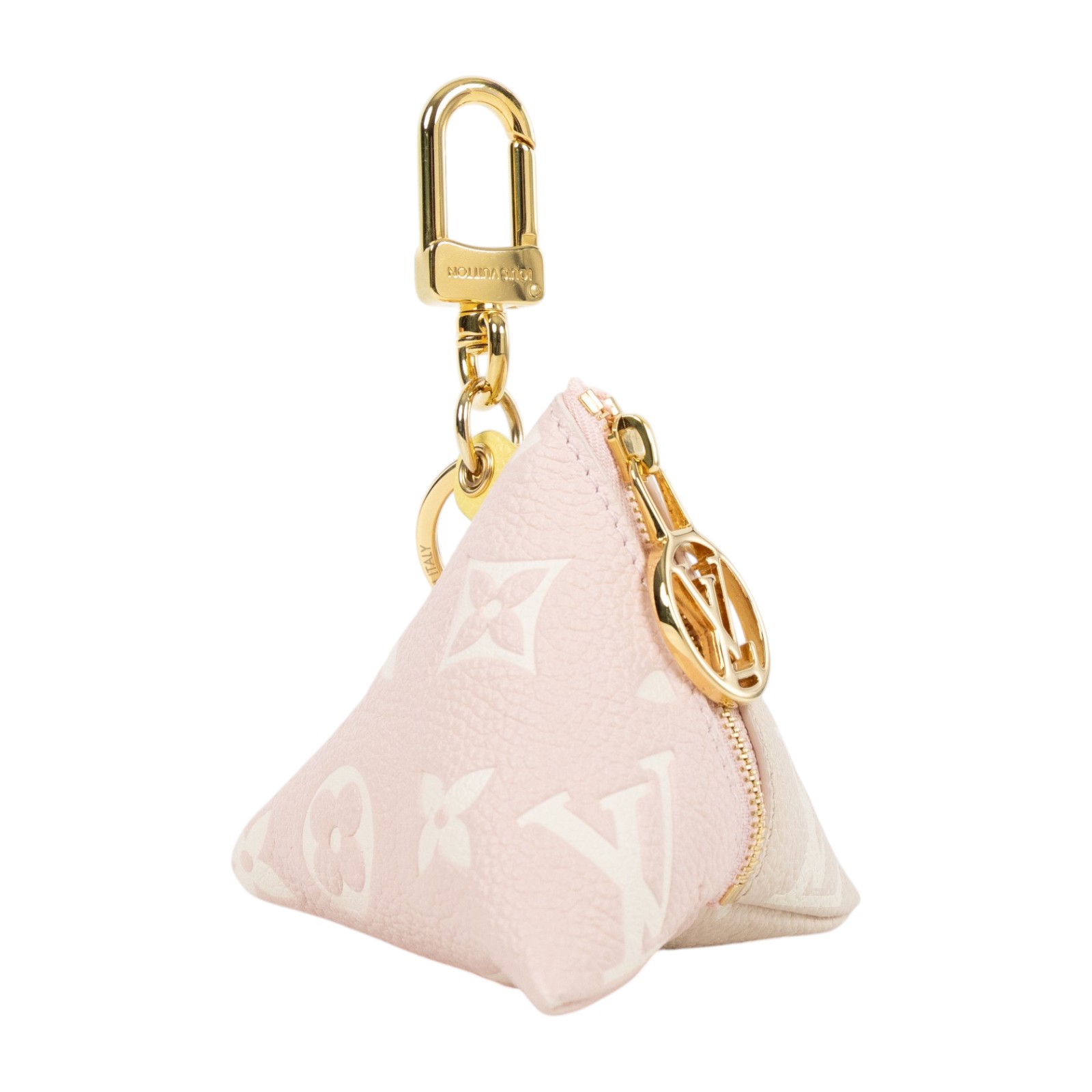 路易威登 LOUIS VUITTON Berlingot 掛飾 包掛 零錢包 M00669 粉BERLINGOT吊飾 原廠盒子/防塵袋