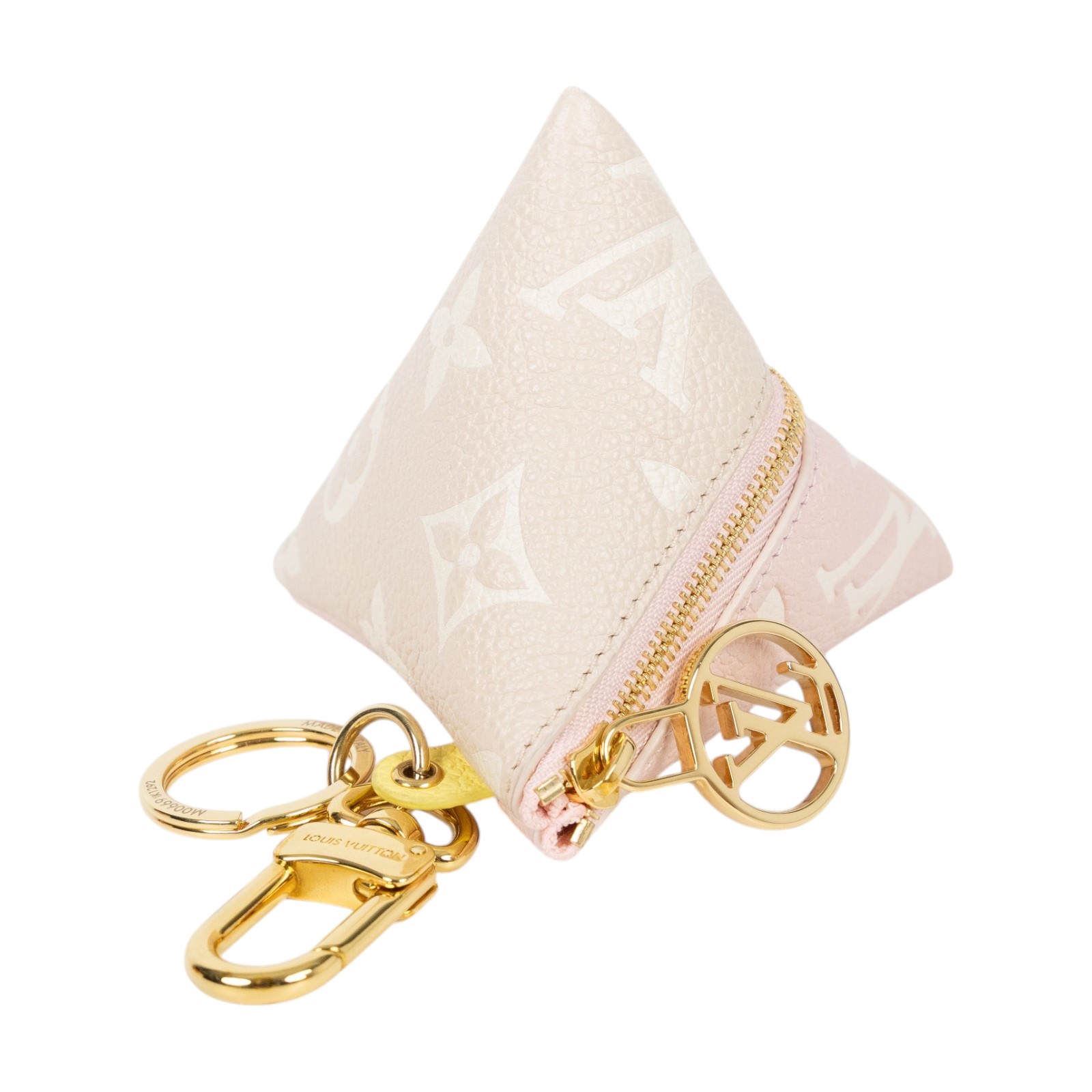 路易威登 LOUIS VUITTON Berlingot 掛飾 包掛 零錢包 M00669 粉BERLINGOT吊飾 原廠盒子/防塵袋