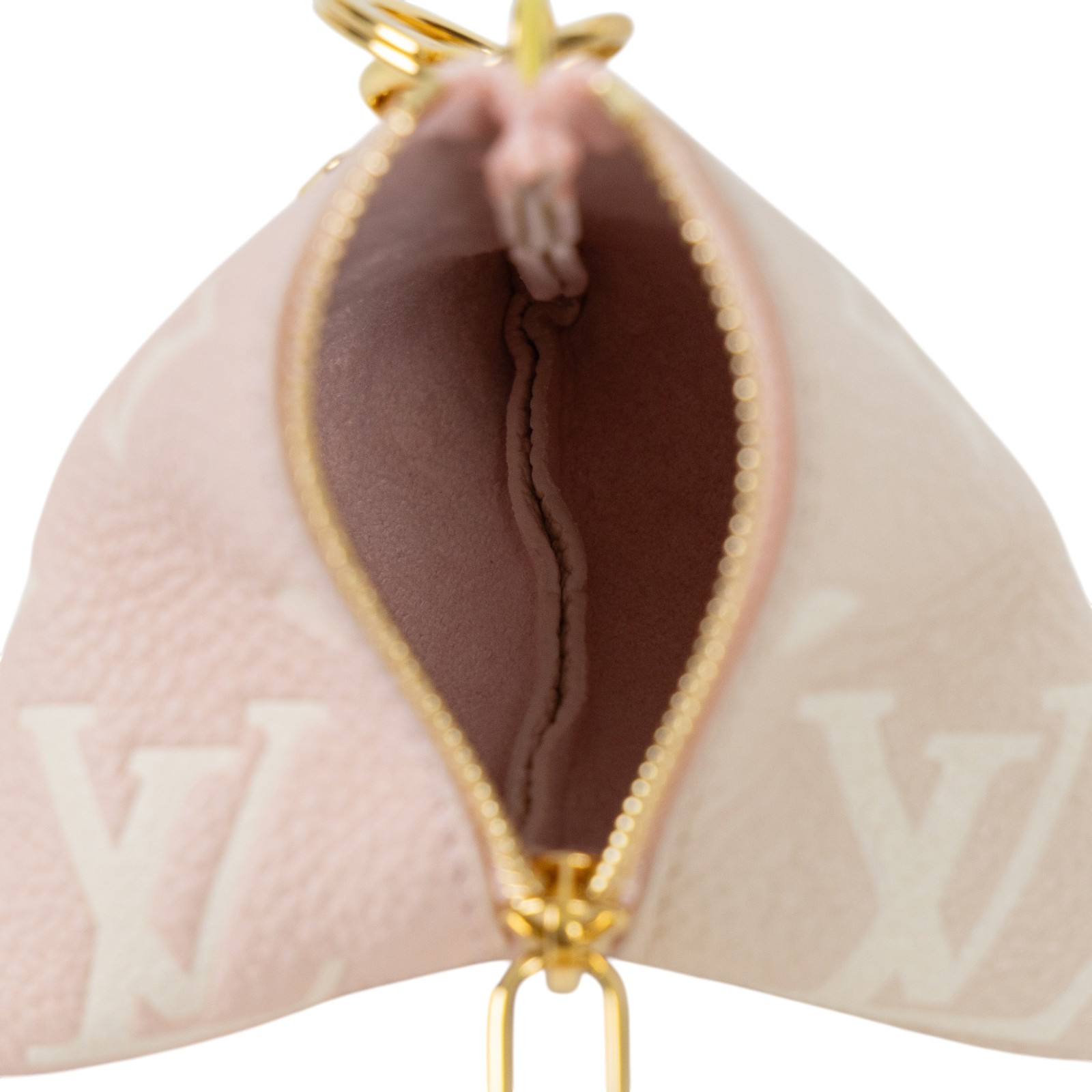 路易威登 LOUIS VUITTON Berlingot 掛飾 包掛 零錢包 M00669 粉BERLINGOT吊飾 原廠盒子/防塵袋