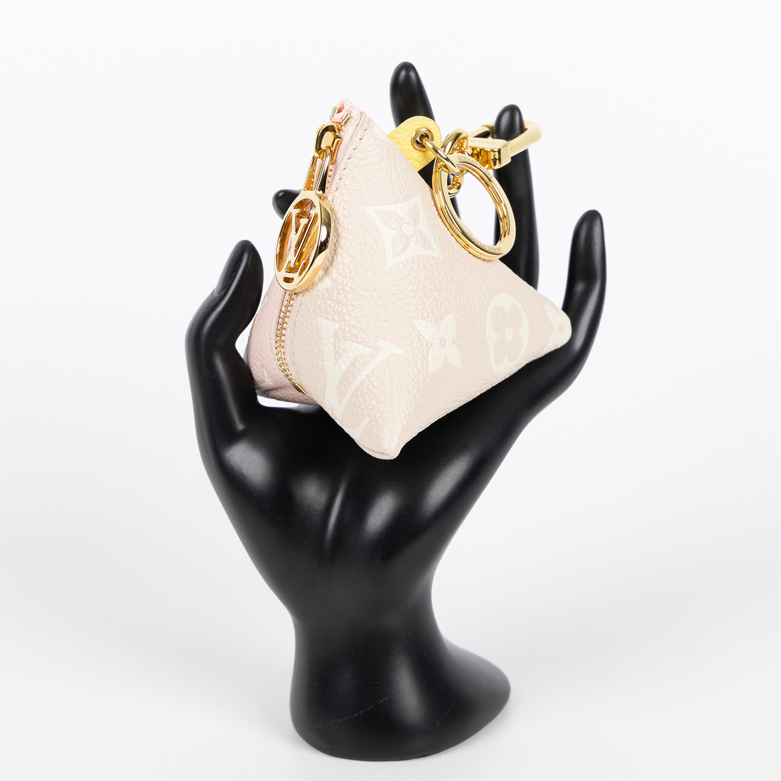 路易威登 LOUIS VUITTON Berlingot 掛飾 包掛 零錢包 M00669 粉BERLINGOT吊飾 原廠盒子/防塵袋