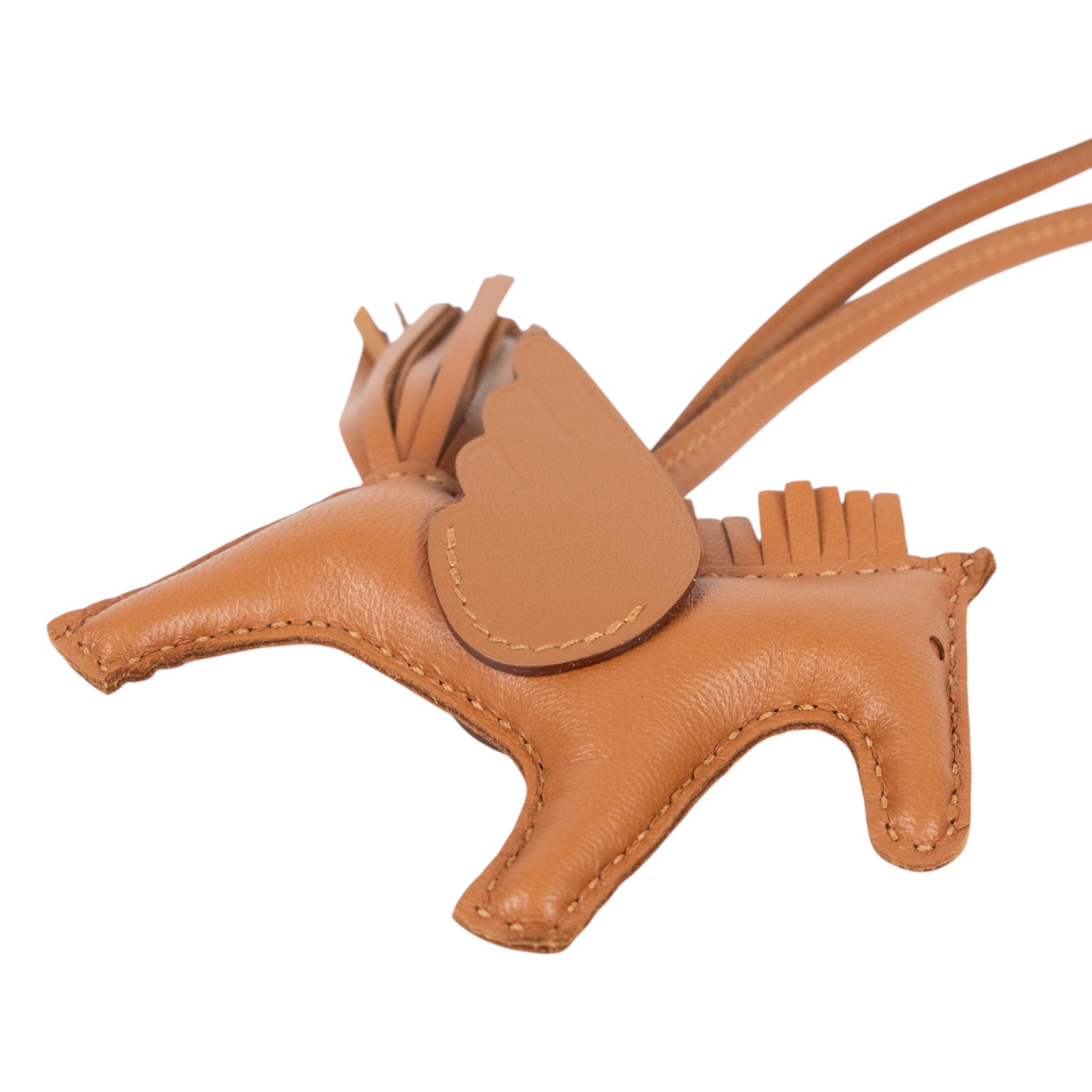 愛馬仕 Hermes Rodeo PM 飛馬 吊飾 金棕色 H083010CABI /K CY K刻金棕飛馬RODEO PM 原廠盒子/購買證明正本