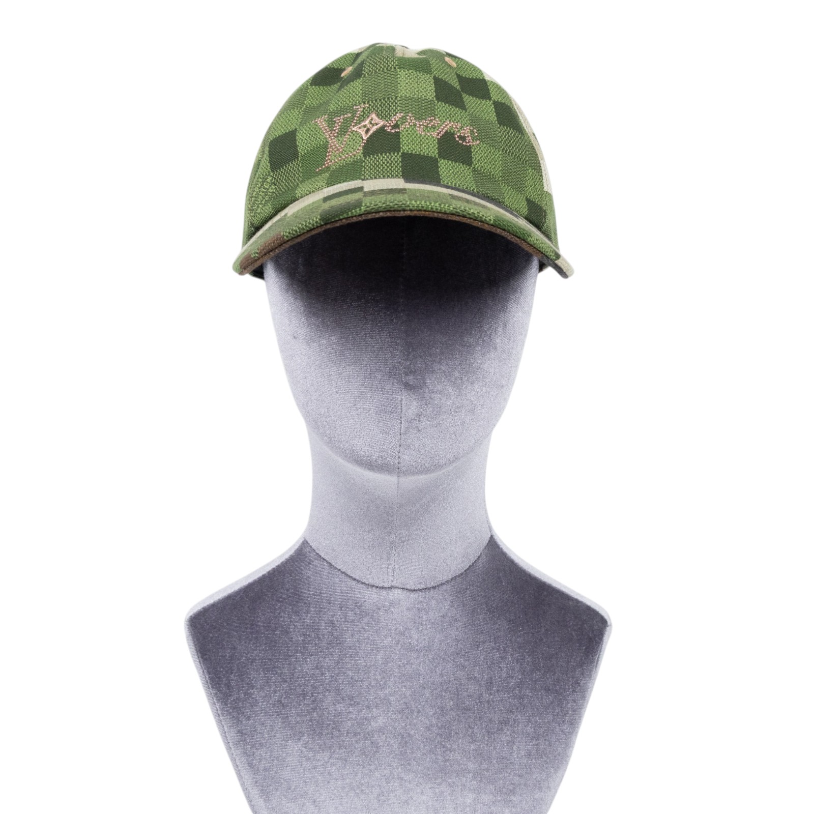 路易威登 LOUIS VUITTON Damouflage 鴨舌帽 棒球帽 帽子 M7363L 深綠Damouflage鴨舌帽 原廠盒子