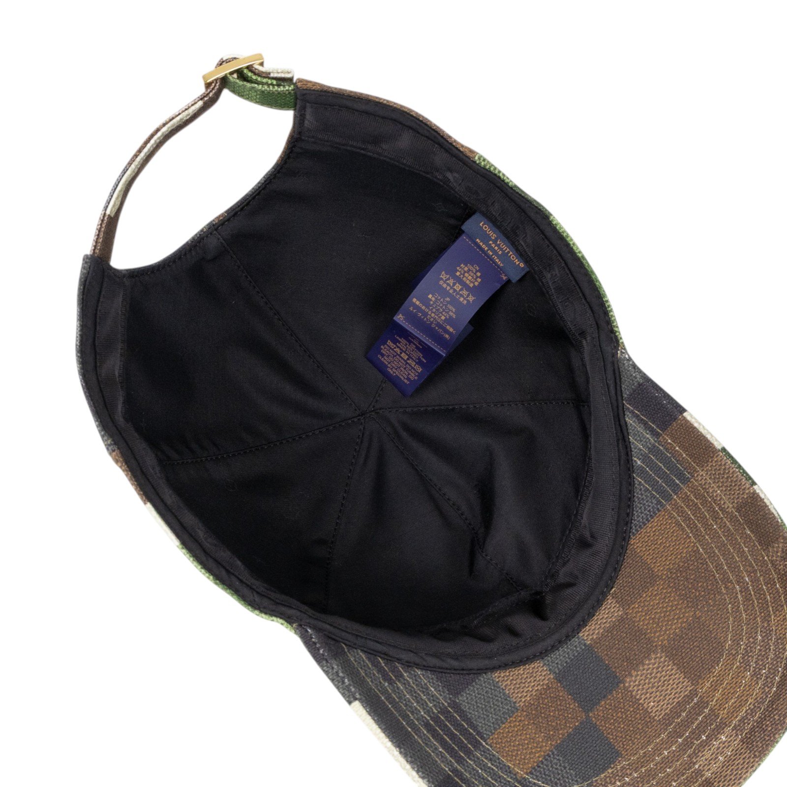 路易威登 LOUIS VUITTON Damouflage 鴨舌帽 棒球帽 帽子 M7363L 深綠Damouflage鴨舌帽 原廠盒子