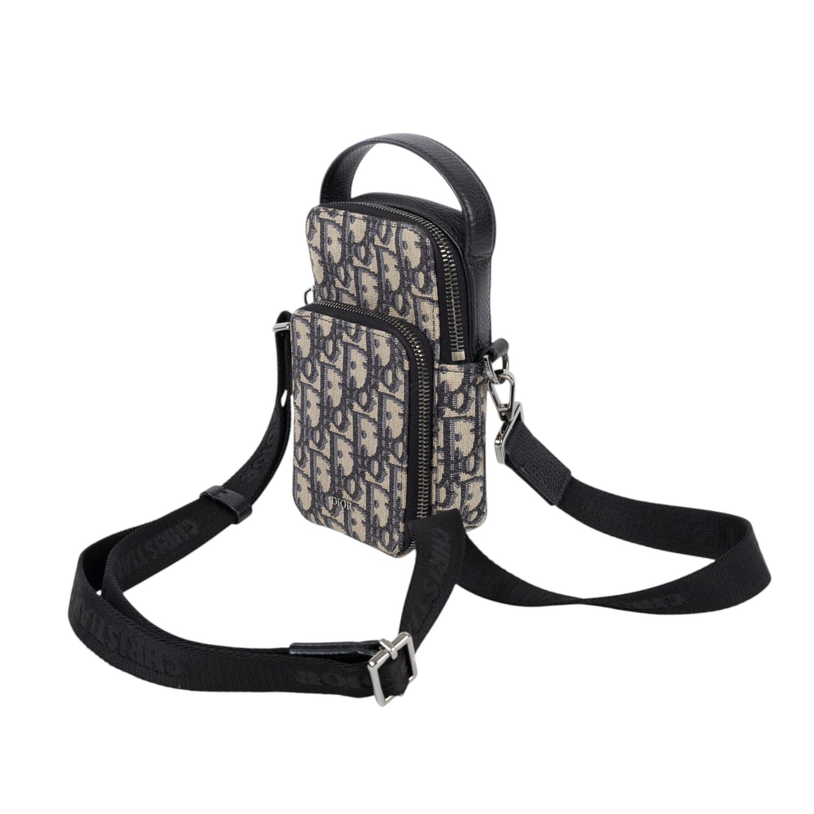 迪奧 CHRISTIAN DIOR Rider 手機袋 超迷你 2OBCA326YSE 藍OBLIQUE RIDER 手機包 原廠盒子/防塵袋