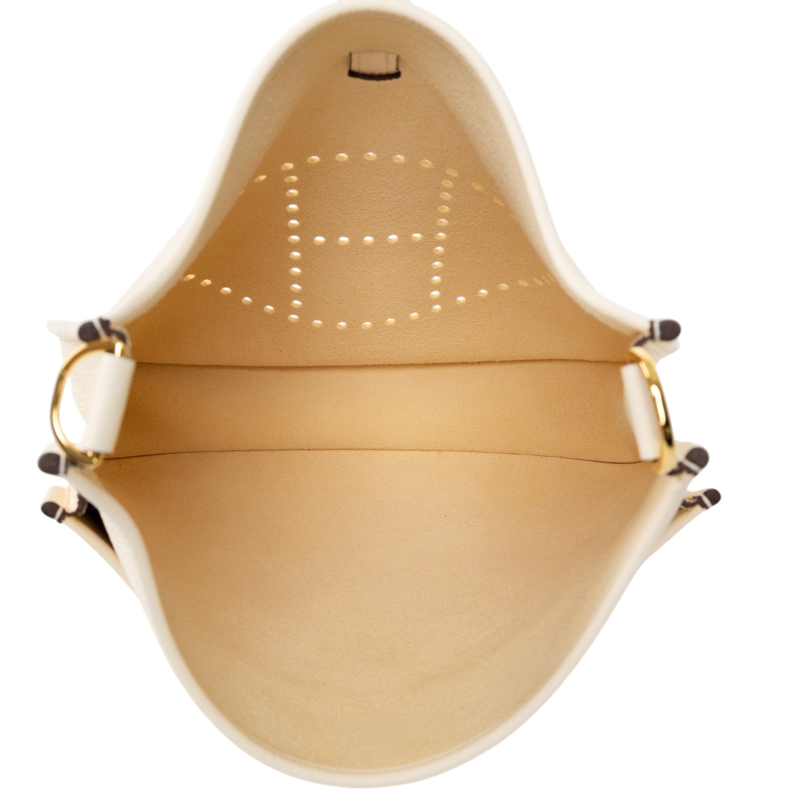 愛馬仕 Hermes Evelyne Bag 伊芙琳包 29 馬蹄型 金色五金 奶油白 H056277CC12 Z BS 009 ZB  防塵袋/原廠盒子/背帶