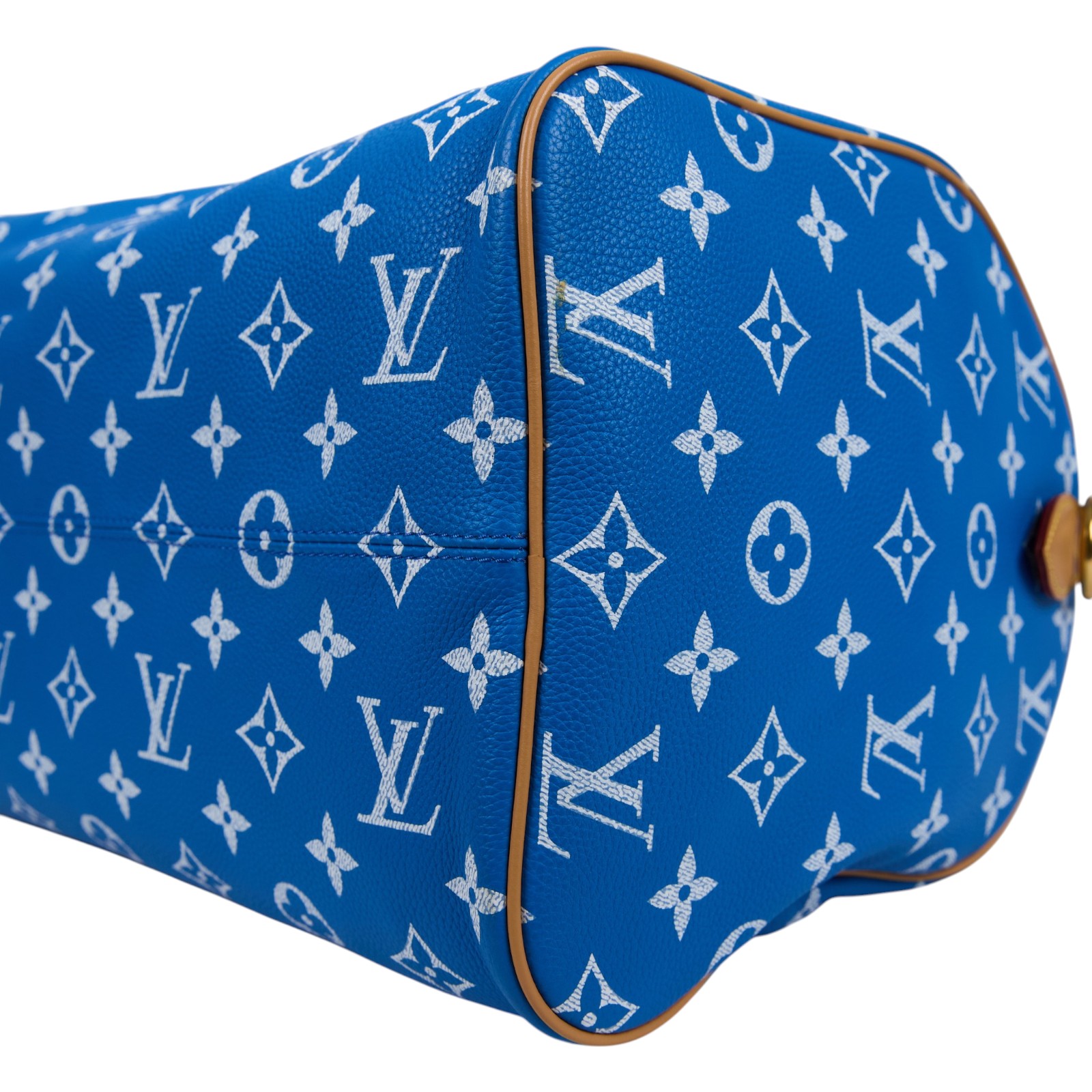 路易威登 LOUIS VUITTON Speedy P9 Bandoulière 40 波士頓包 手提包 藍色 M24418 晶片款  防塵袋/背帶/鎖組/內袋/吊牌