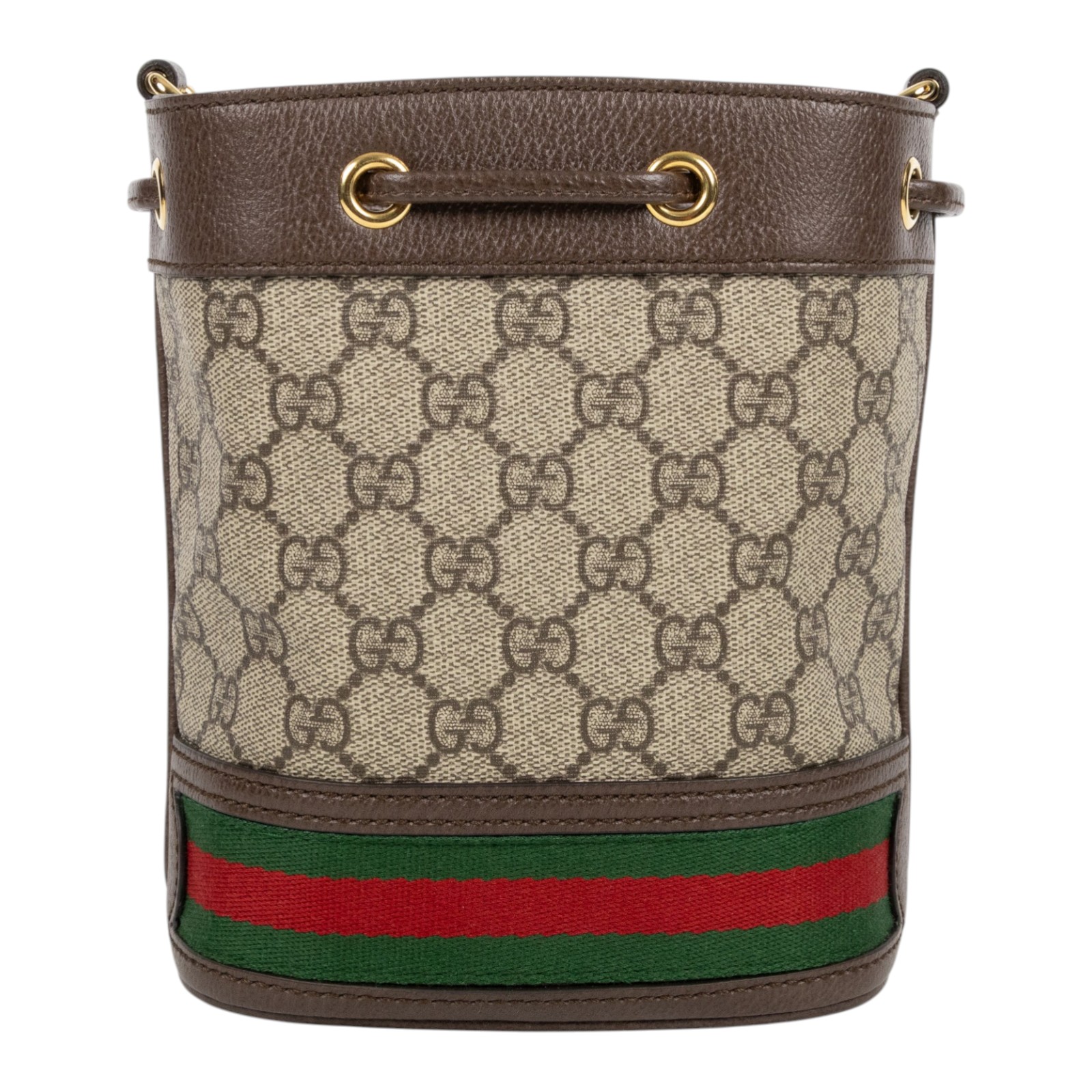 古馳 GUCCI Ophidia GG 迷你 水桶袋 米色 烏木色 550620 96I3B 棕GG紋OPHIDIA水桶包 防塵袋