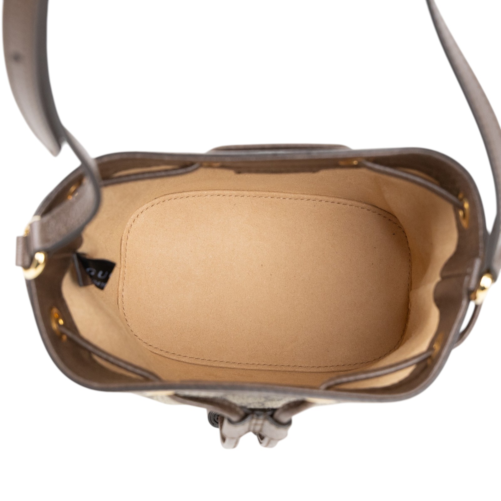 古馳 GUCCI Ophidia GG 迷你 水桶袋 米色 烏木色 550620 96I3B 棕GG紋OPHIDIA水桶包 防塵袋