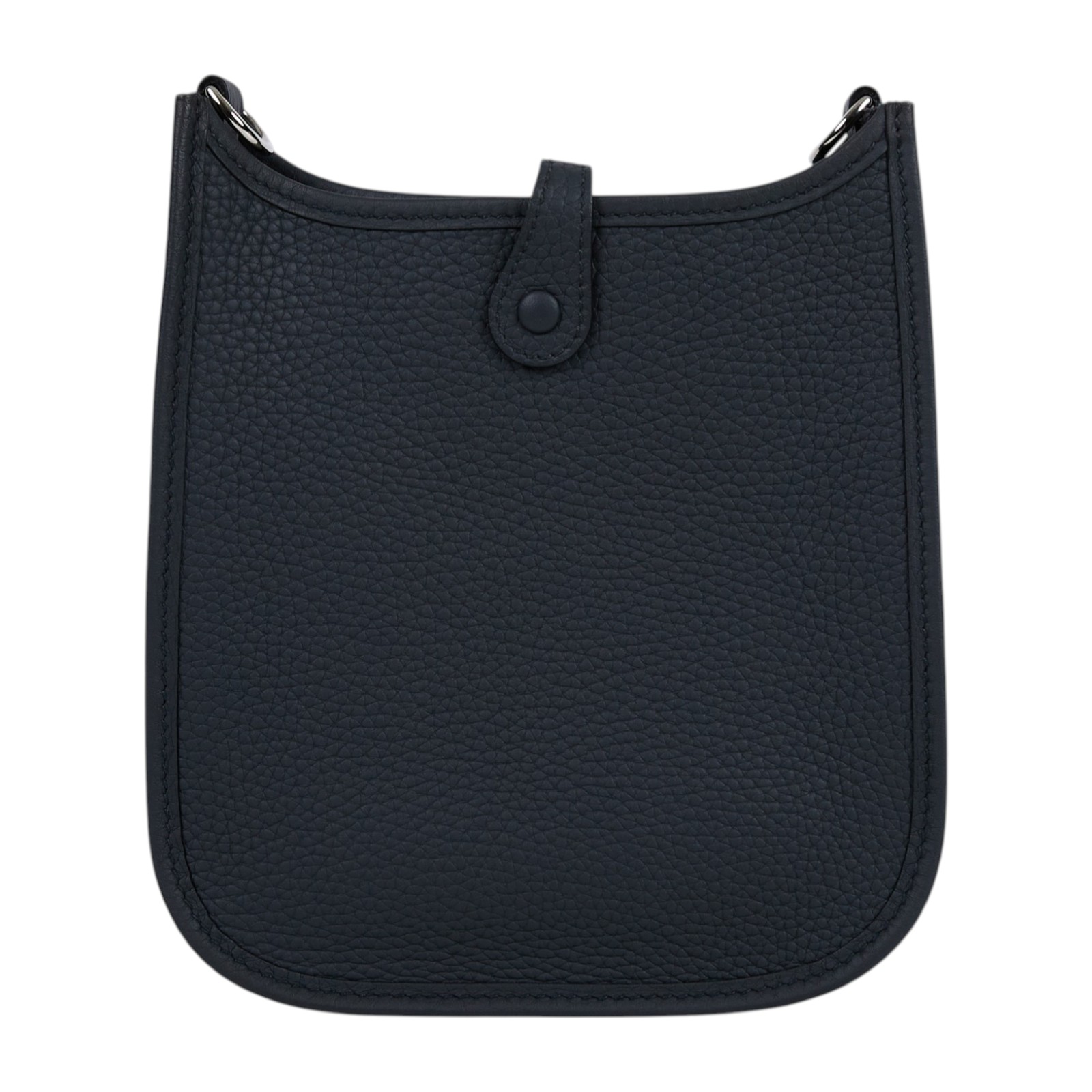 愛馬仕 Hermes Evelyne Bag Mini 伊芙琳包 Evelyne 16 霧霾灰 銀色五金 H085945CKAQ /W TS 001 AU  防塵袋/原廠盒子/背帶/購買證明正本