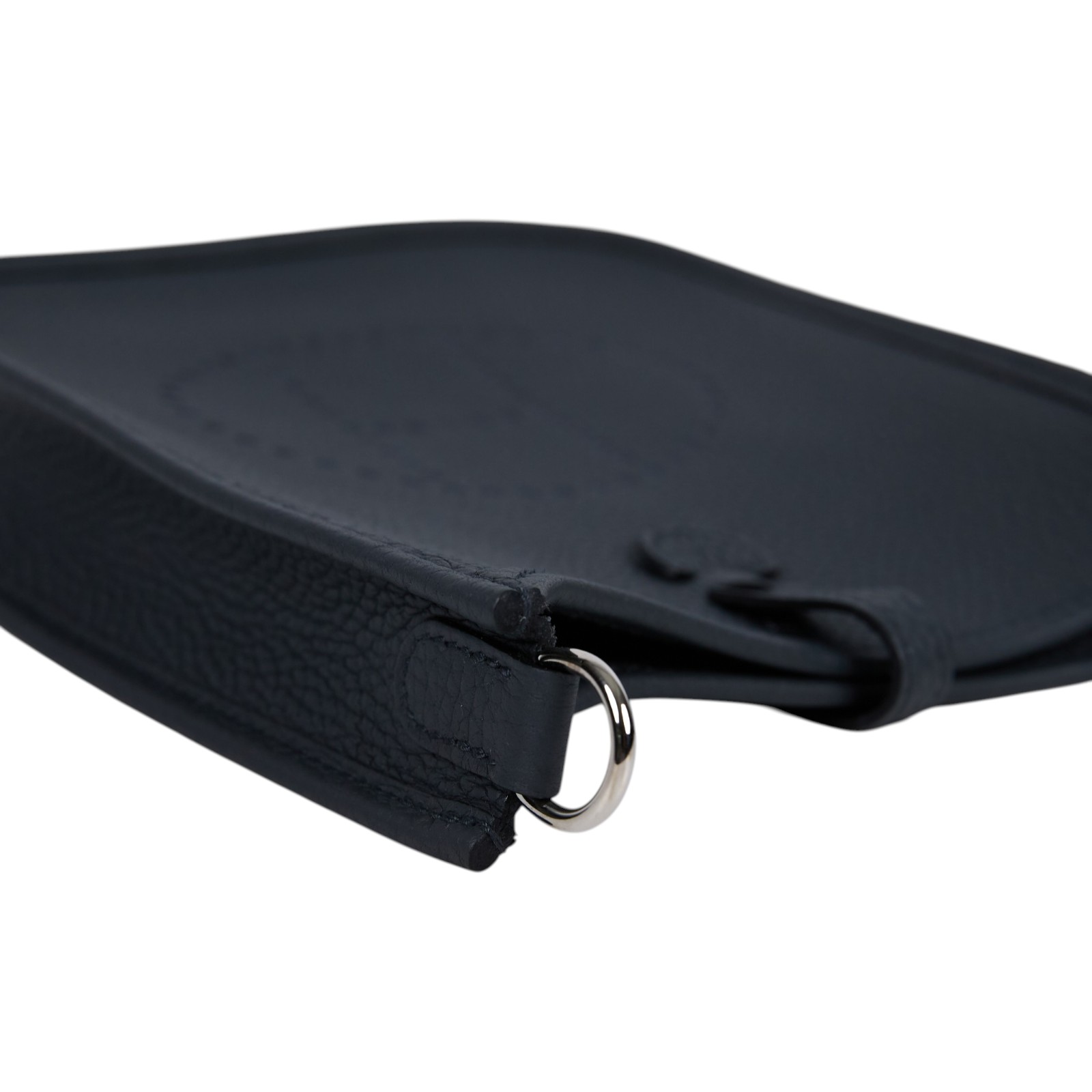 愛馬仕 Hermes Evelyne Bag Mini 伊芙琳包 Evelyne 16 霧霾灰 銀色五金 H085945CKAQ /W TS 001 AU  防塵袋/原廠盒子/背帶/購買證明正本