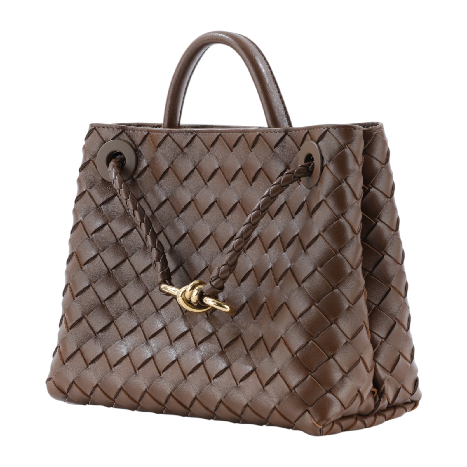 寶緹嘉 BOTTEGA VENETA Small Andiamo With Chain 小型 鍊條 手提 斜背包 766014VCPP1 晶片款  防塵袋