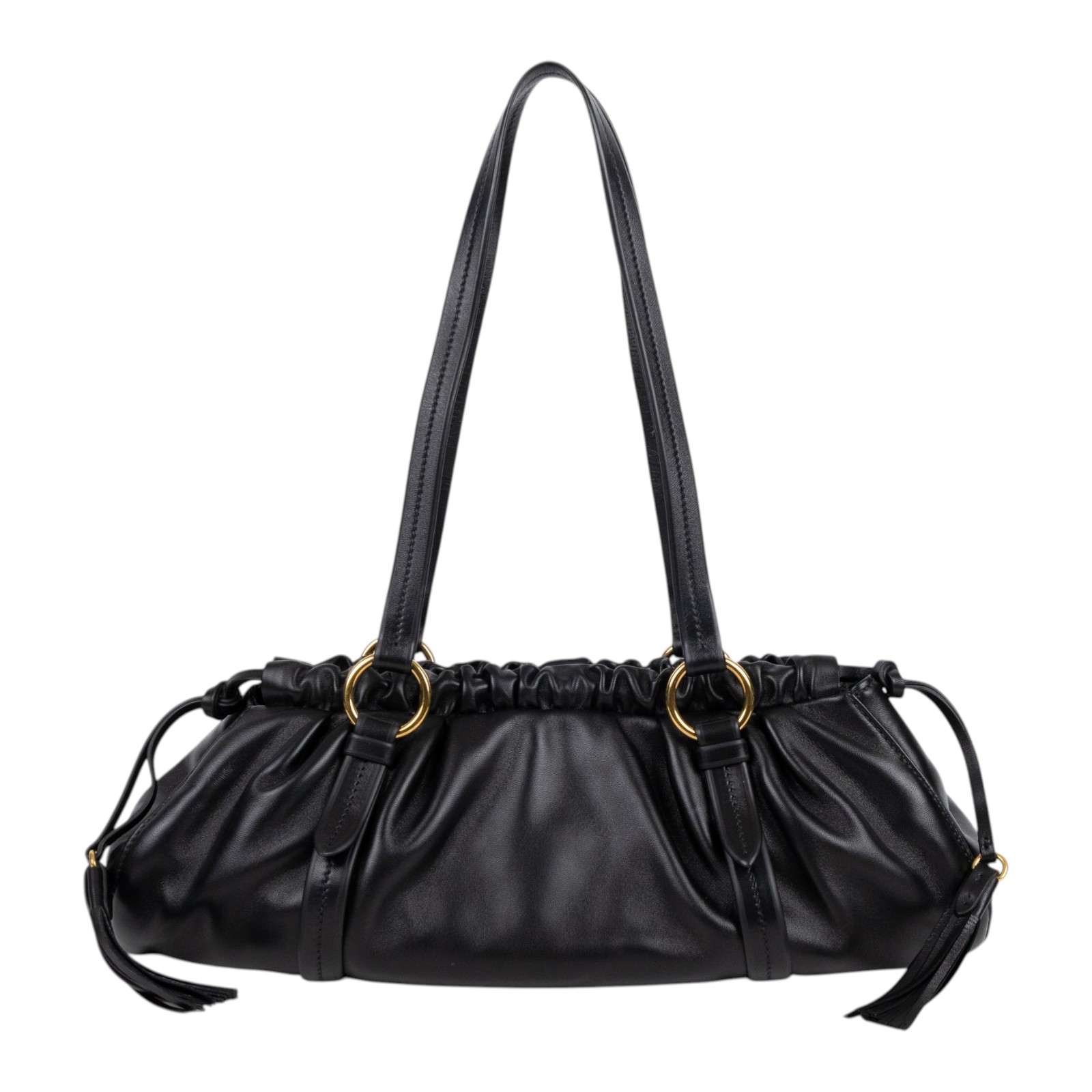 繆繆 MIU MIU Joie 肩背包 5BG289_2CSW 黑JOIE肩背包 防塵袋