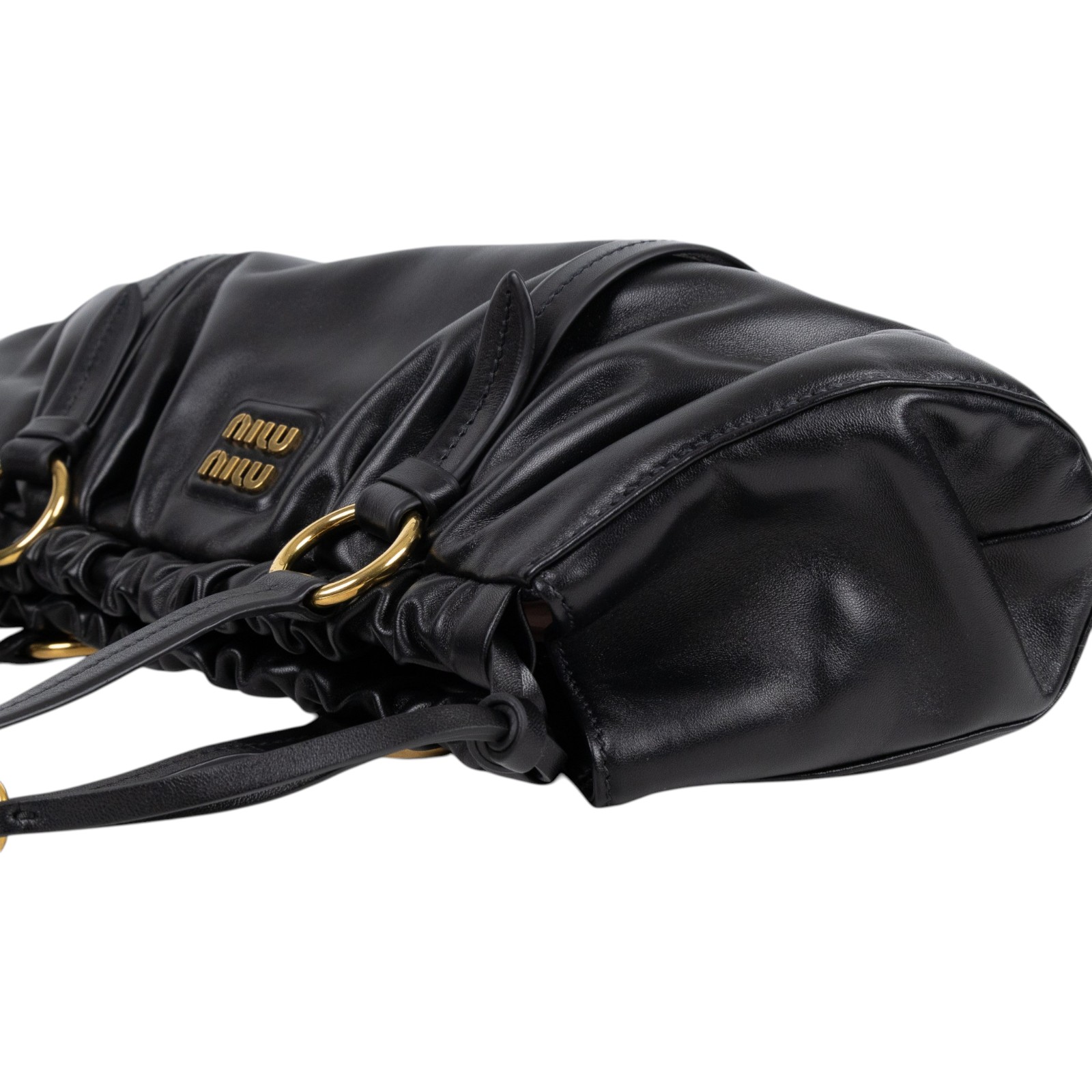 繆繆 MIU MIU Joie 肩背包 5BG289_2CSW 黑JOIE肩背包 防塵袋