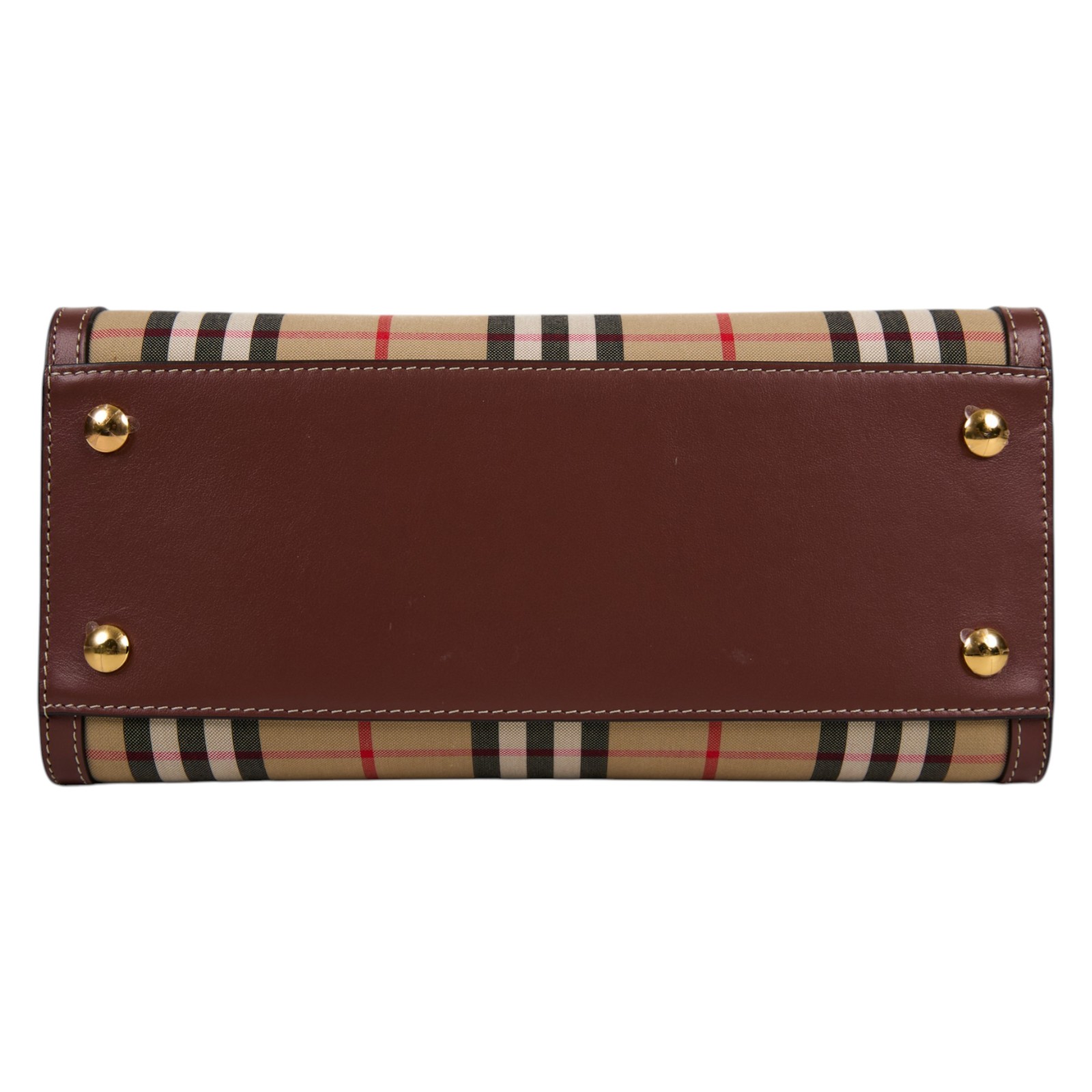 博柏利 BURBERRY Vintage Check Title 手提包 肩背包 斜背包 80252671  防塵袋/原廠盒子/購買證明正本