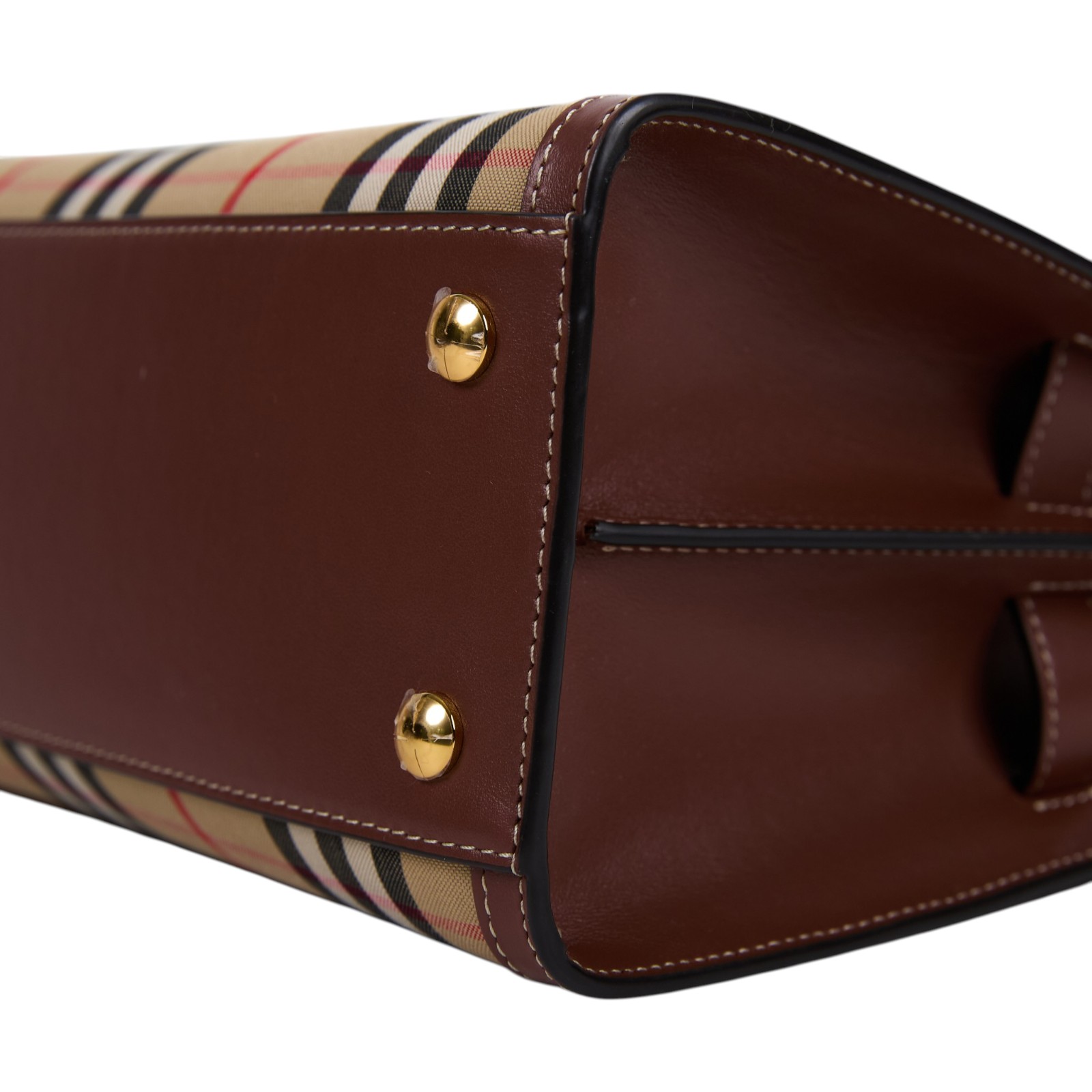 博柏利 BURBERRY Vintage Check Title 手提包 肩背包 斜背包 80252671  防塵袋/原廠盒子/購買證明正本