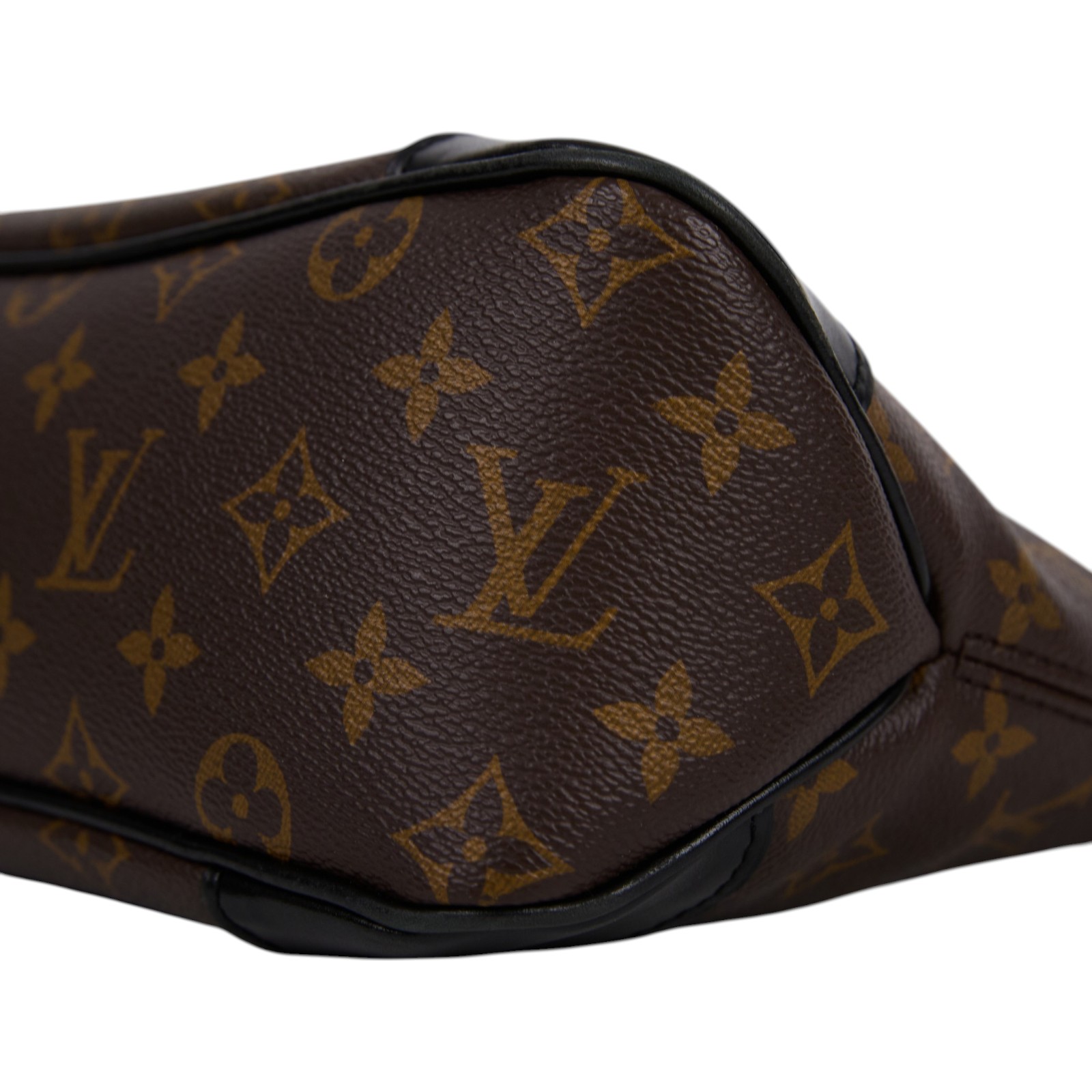 路易威登 LOUIS VUITTON Boulogne 黑色 牛角包 手提 斜肩背包 M45831 晶片款  防塵袋/原廠盒子/購買證明正本/背帶２