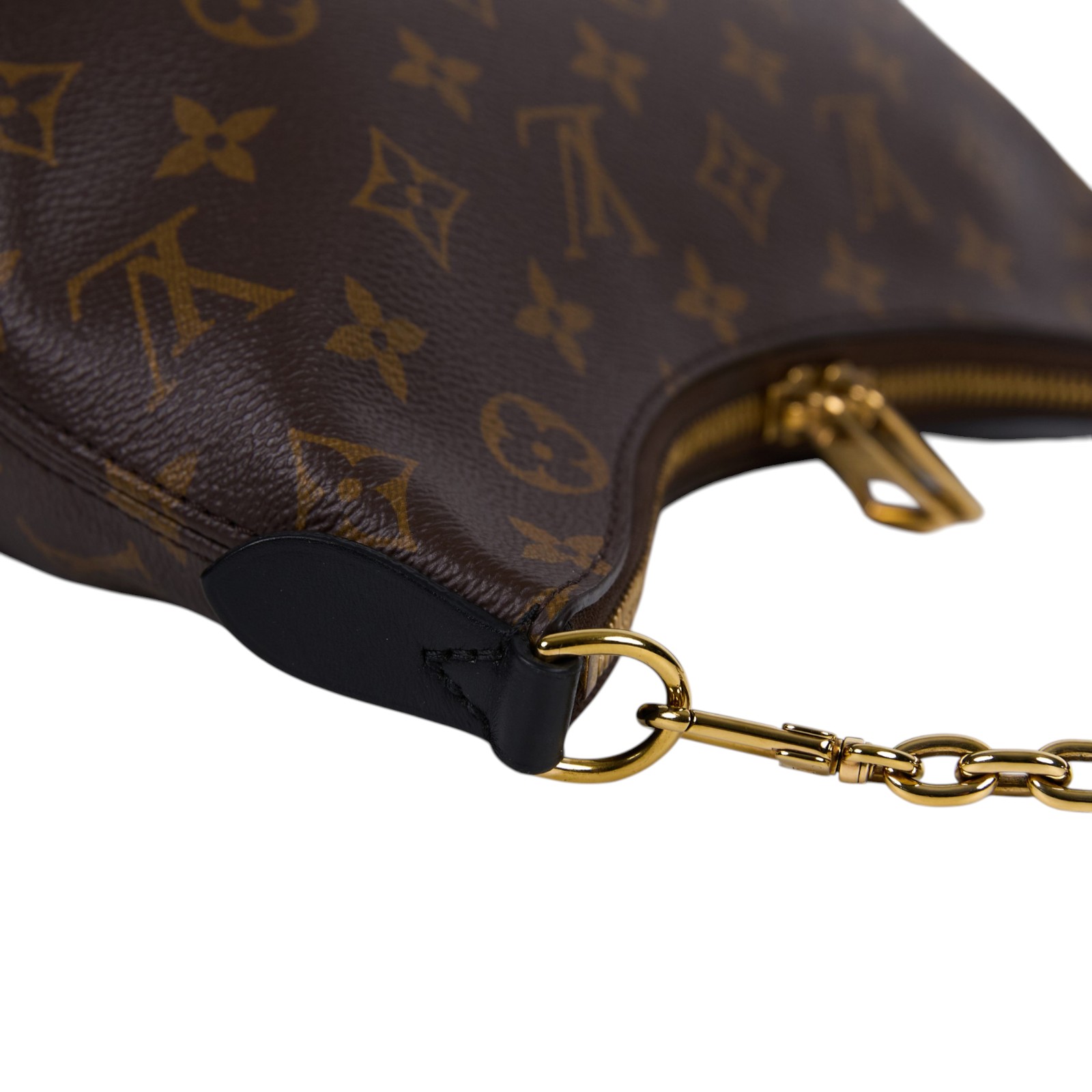 路易威登 LOUIS VUITTON Boulogne 黑色 牛角包 手提 斜肩背包 M45831 晶片款  防塵袋/原廠盒子/購買證明正本/背帶２