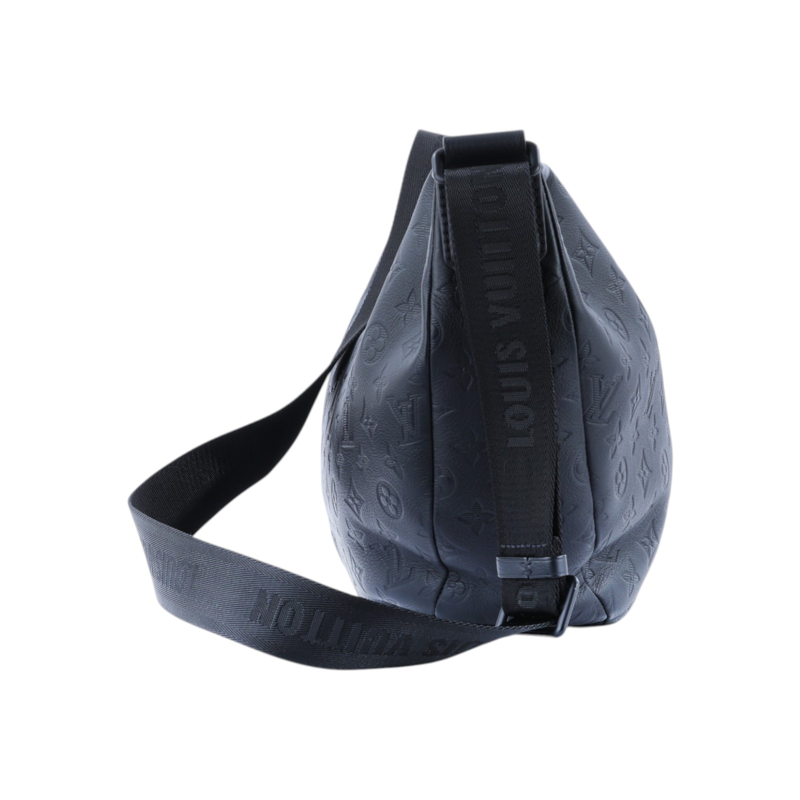 路易威登 LOUIS VUITTON Hobo Hamac Bag 月牙包 黑色 M12850 晶片款 黑壓紋HOBO HAMAC 防塵袋/皮吊牌