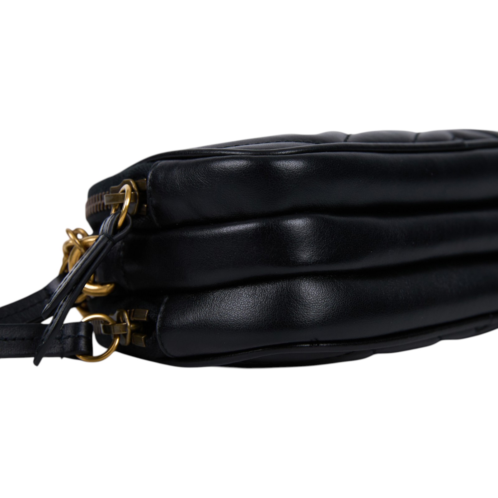 古馳 GUCCI GG Marmont 肩背包 斜背包 546581 DTDCT 黑金MARMONT CHAINE鍊條包 防塵袋