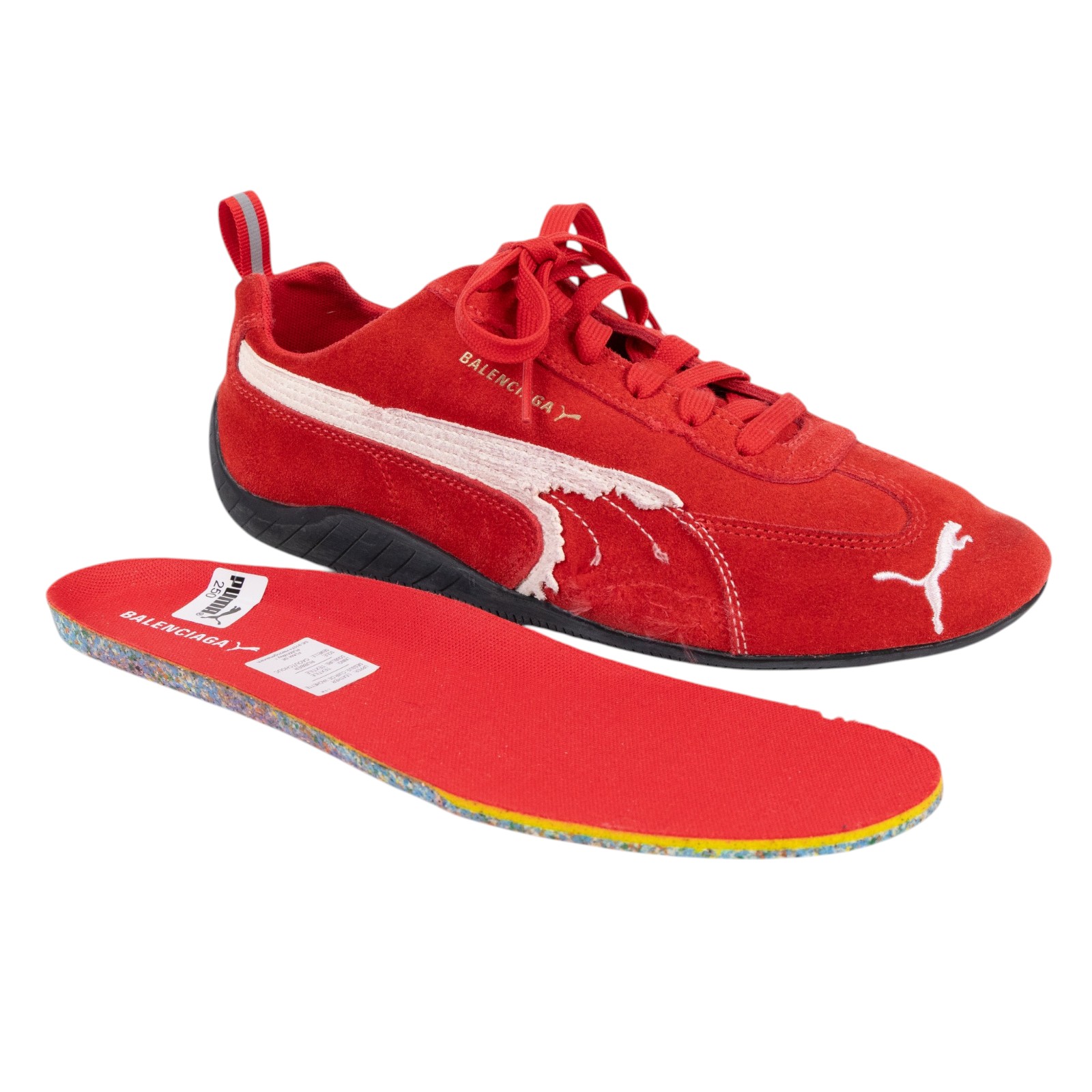 巴黎世家 BALENCIAGA Puma 聯名 Ultrasoft Speedcat 運動鞋 847146WSDSD_39  原廠盒子