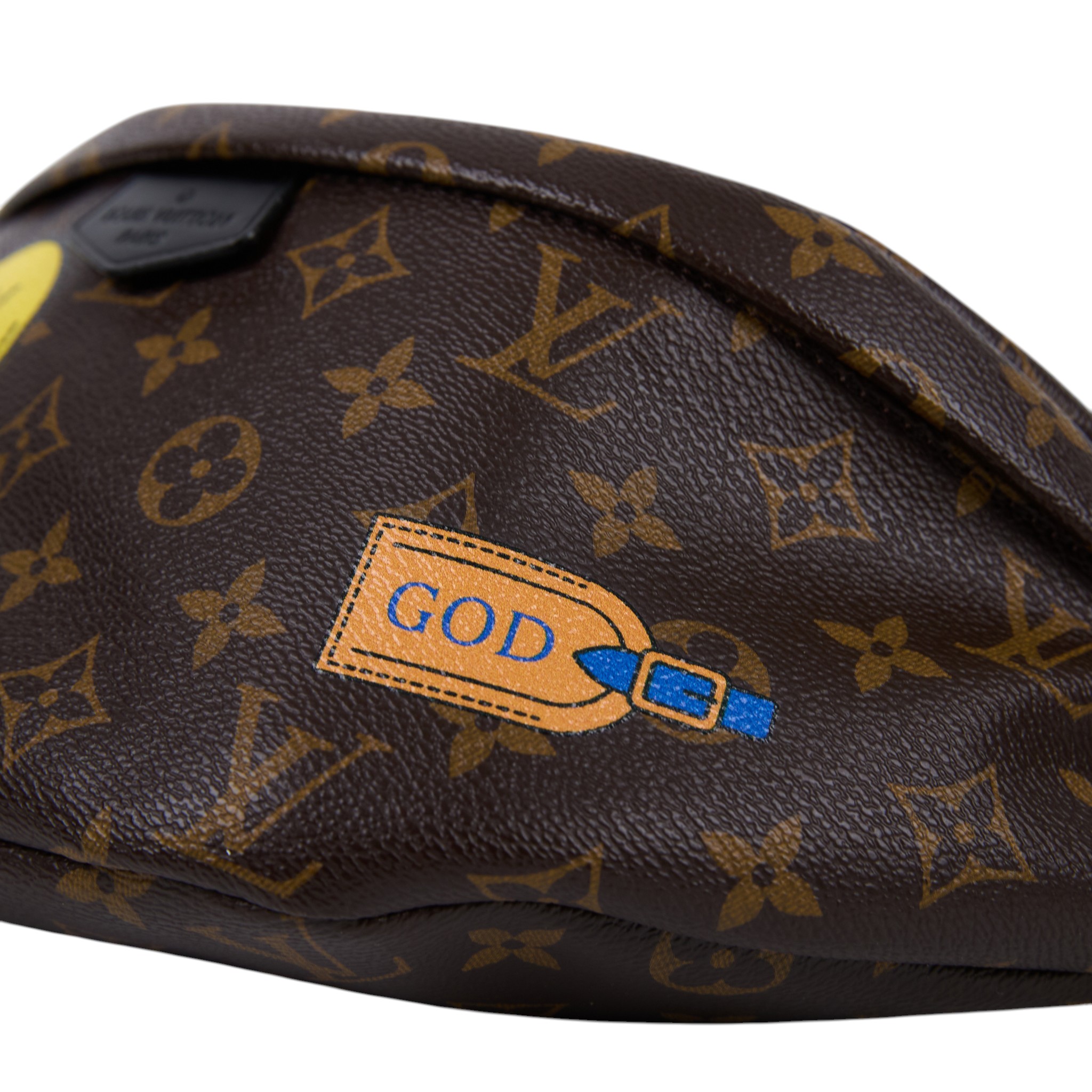 路易威登 LOUIS VUITTON Bumbag 經典帆布 腰包 斜跨包 M43644 原花客製化腰包 無附屬品