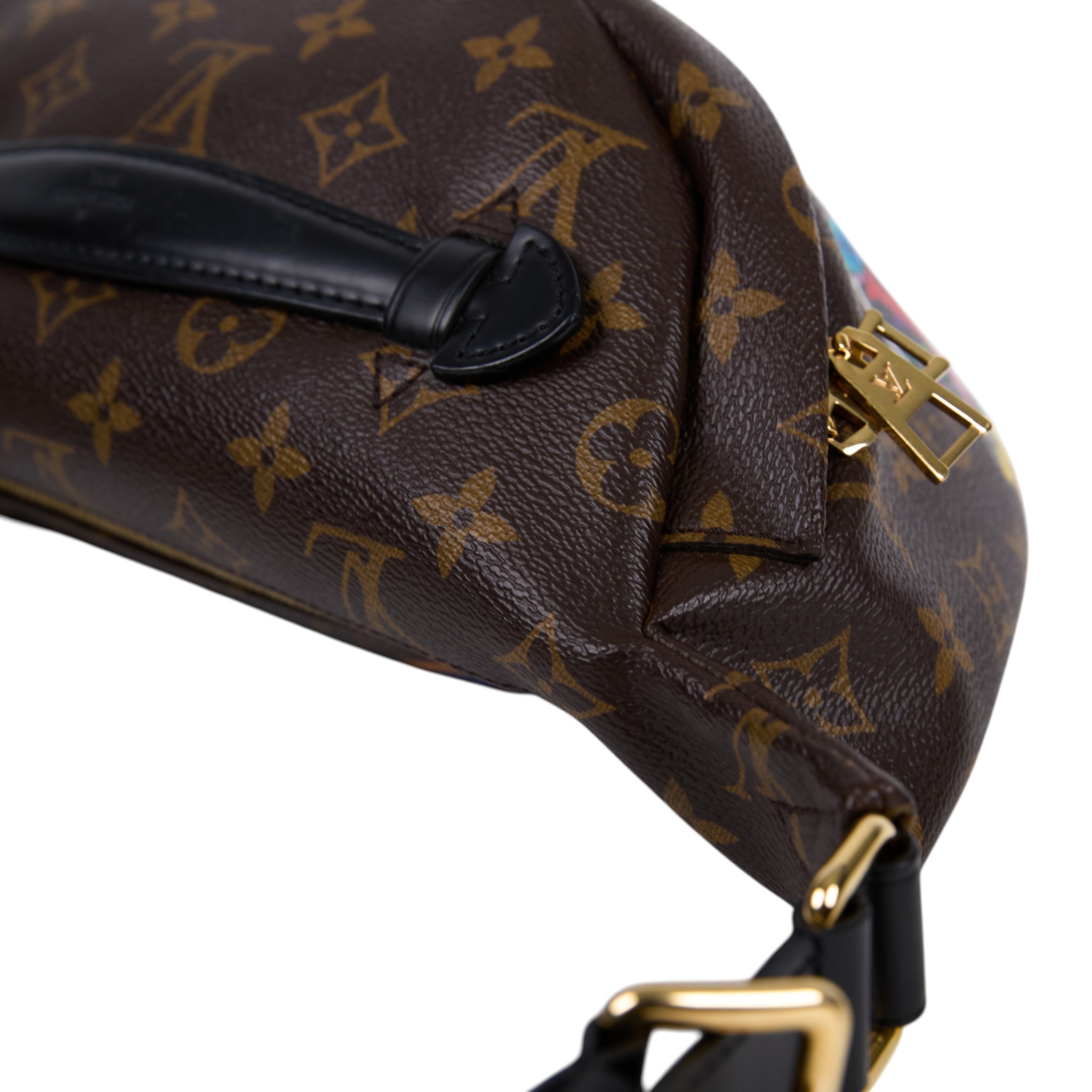路易威登 LOUIS VUITTON Bumbag 經典帆布 腰包 斜跨包 M43644 原花客製化腰包 無附屬品