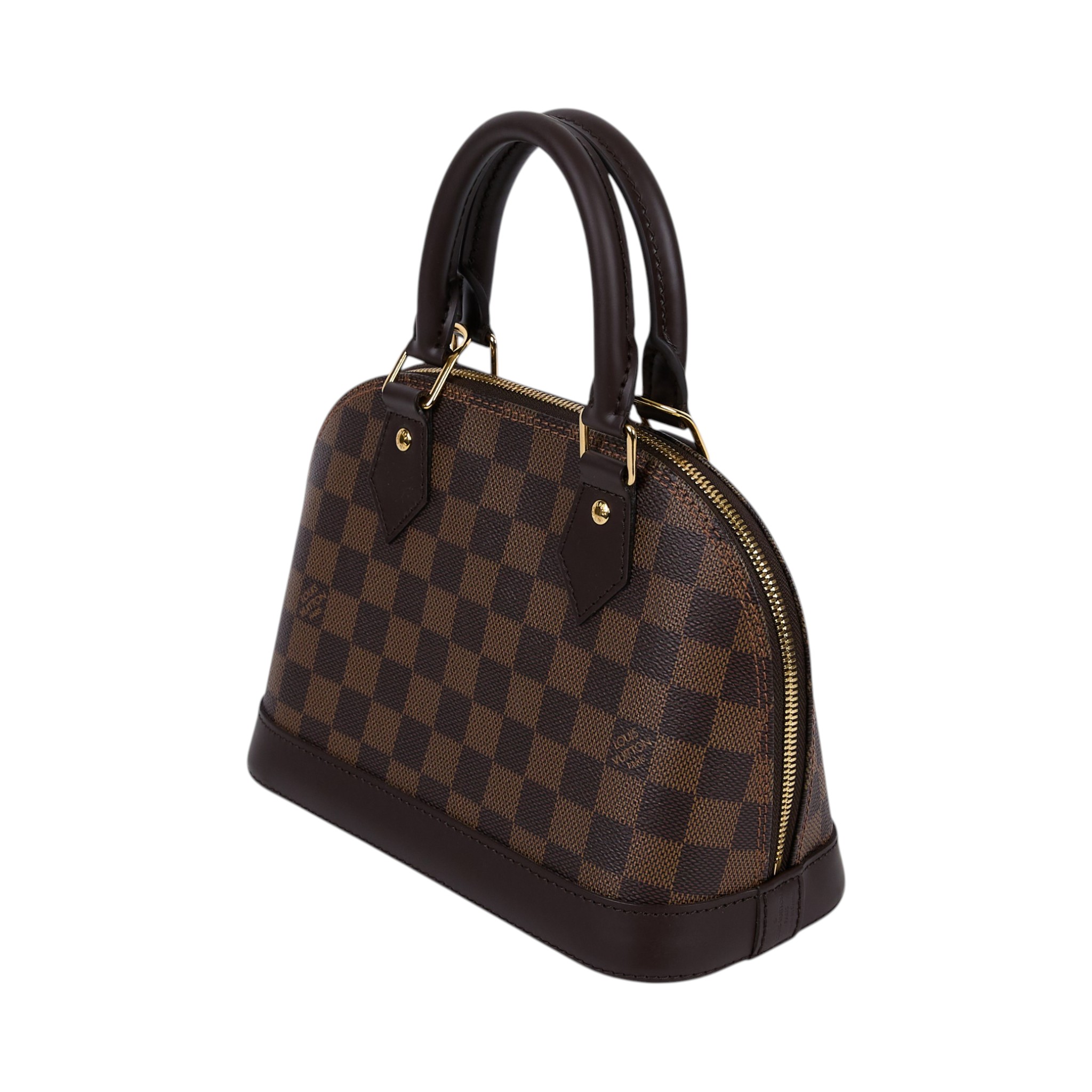 路易威登 LOUIS VUITTON Alma BB 貝殼包 棋盤格 Ebene帆布 N41221 棋盤ALMA BB 原廠盒子/防塵袋/背帶/鎖組/皮革吊飾