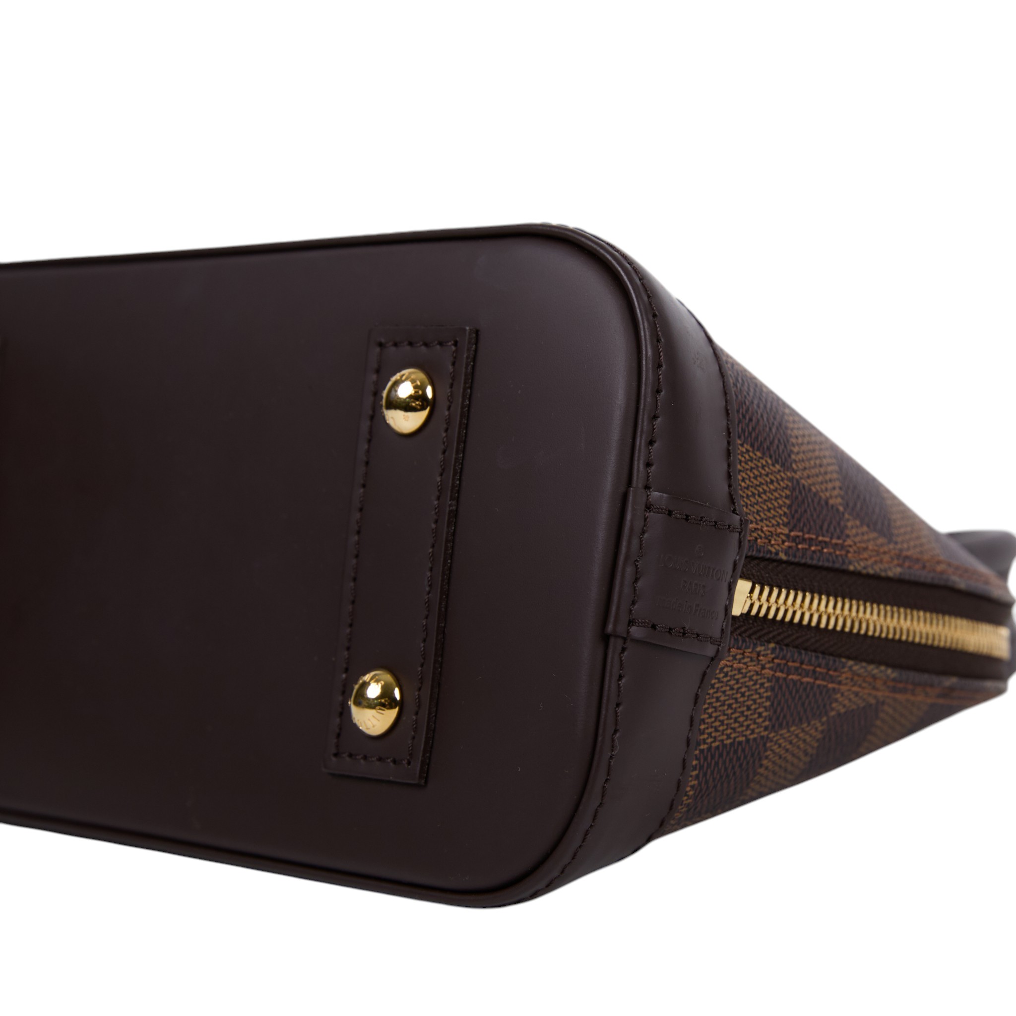 路易威登 LOUIS VUITTON Alma BB 貝殼包 棋盤格 Ebene帆布 N41221 棋盤ALMA BB 原廠盒子/防塵袋/背帶/鎖組/皮革吊飾