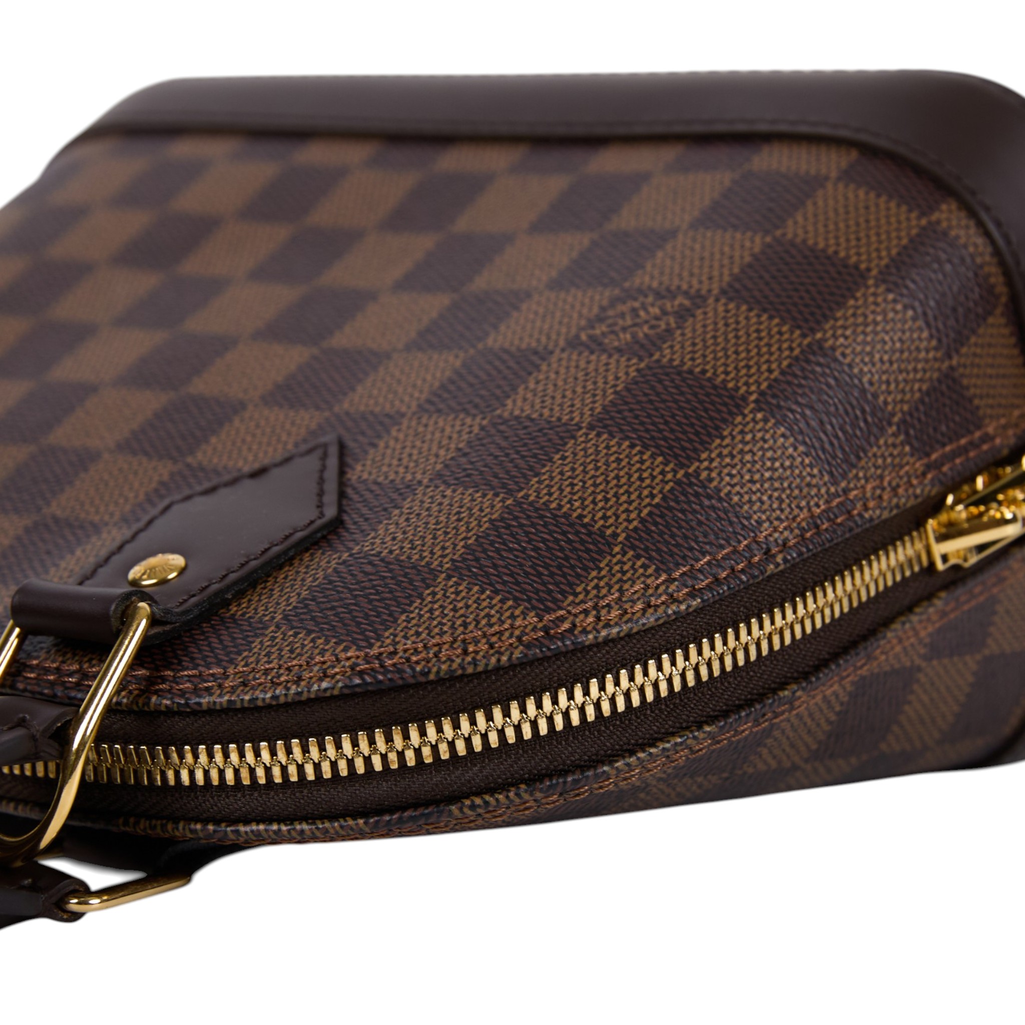 路易威登 LOUIS VUITTON Alma BB 貝殼包 棋盤格 Ebene帆布 N41221 棋盤ALMA BB 原廠盒子/防塵袋/背帶/鎖組/皮革吊飾