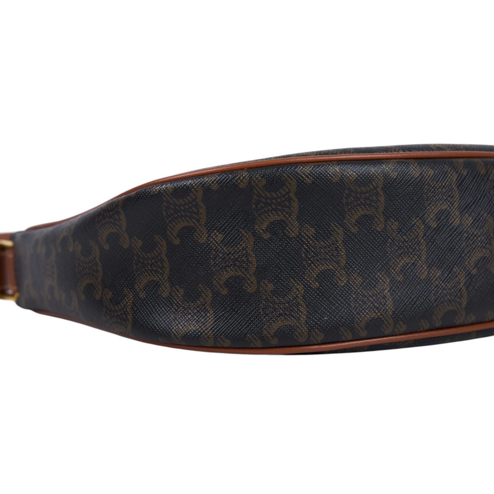 思琳 CELINE Triomphe帆布 牛皮革 Ava 肩背 手提包 193952BZJ 棕凱旋門AVA腋下包 防塵袋