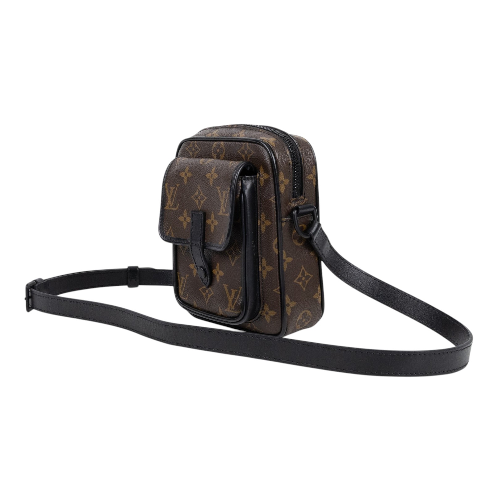 路易威登 LOUIS VUITTON Christopher 斜背 隨身包 M69404 原花Christopher隨身包 無附屬品