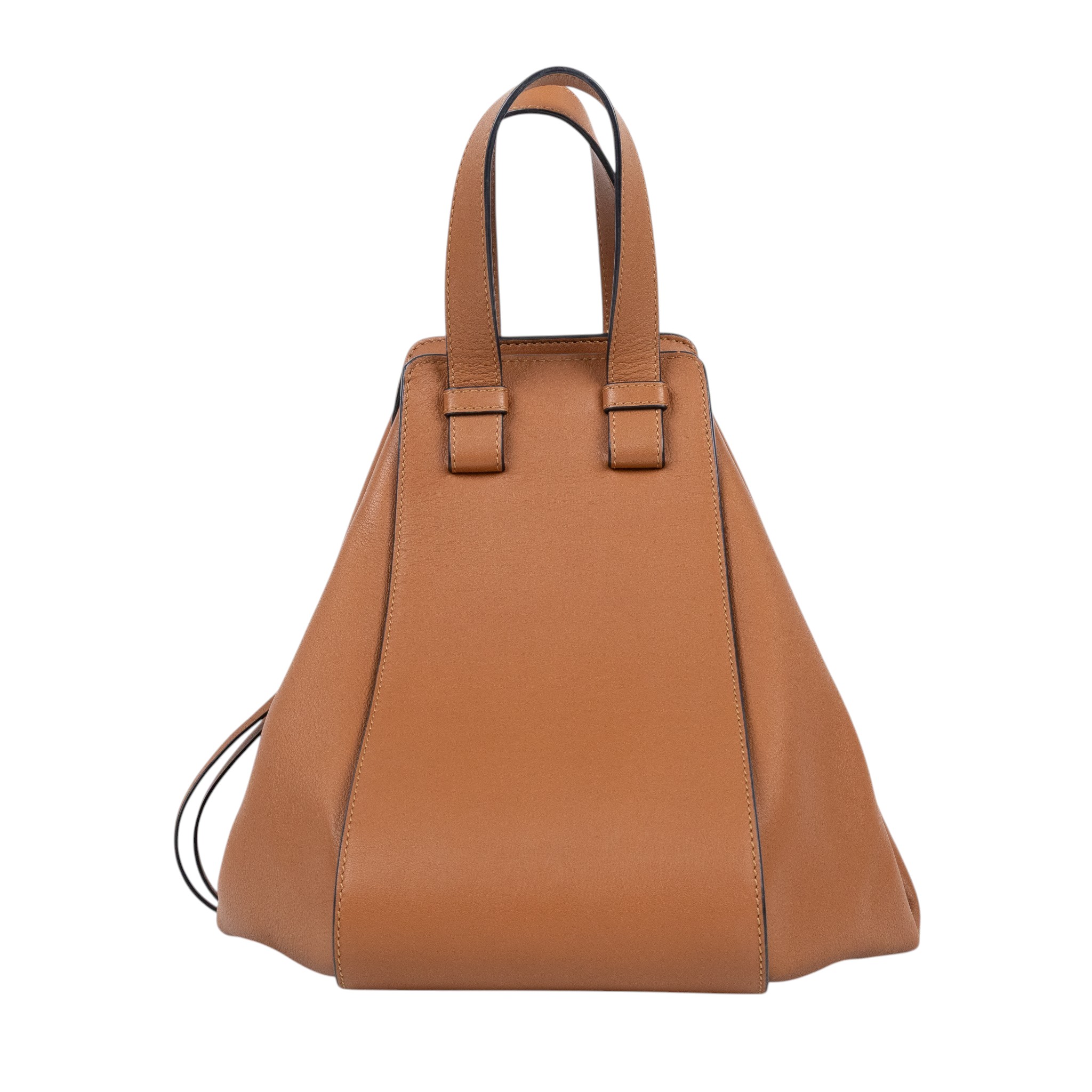 羅意威 LOEWE Hammock 手提包 小型 經典小牛皮  387.30.S35 焦糖HAMMOCK SMALL 背帶