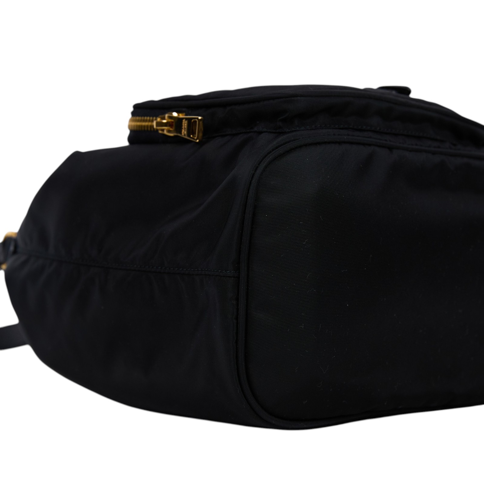 普拉達 PRADA Tessuto 水桶袋 1BH097_RV44 黑尼龍2WAY水桶包 防塵袋/保證卡/背帶