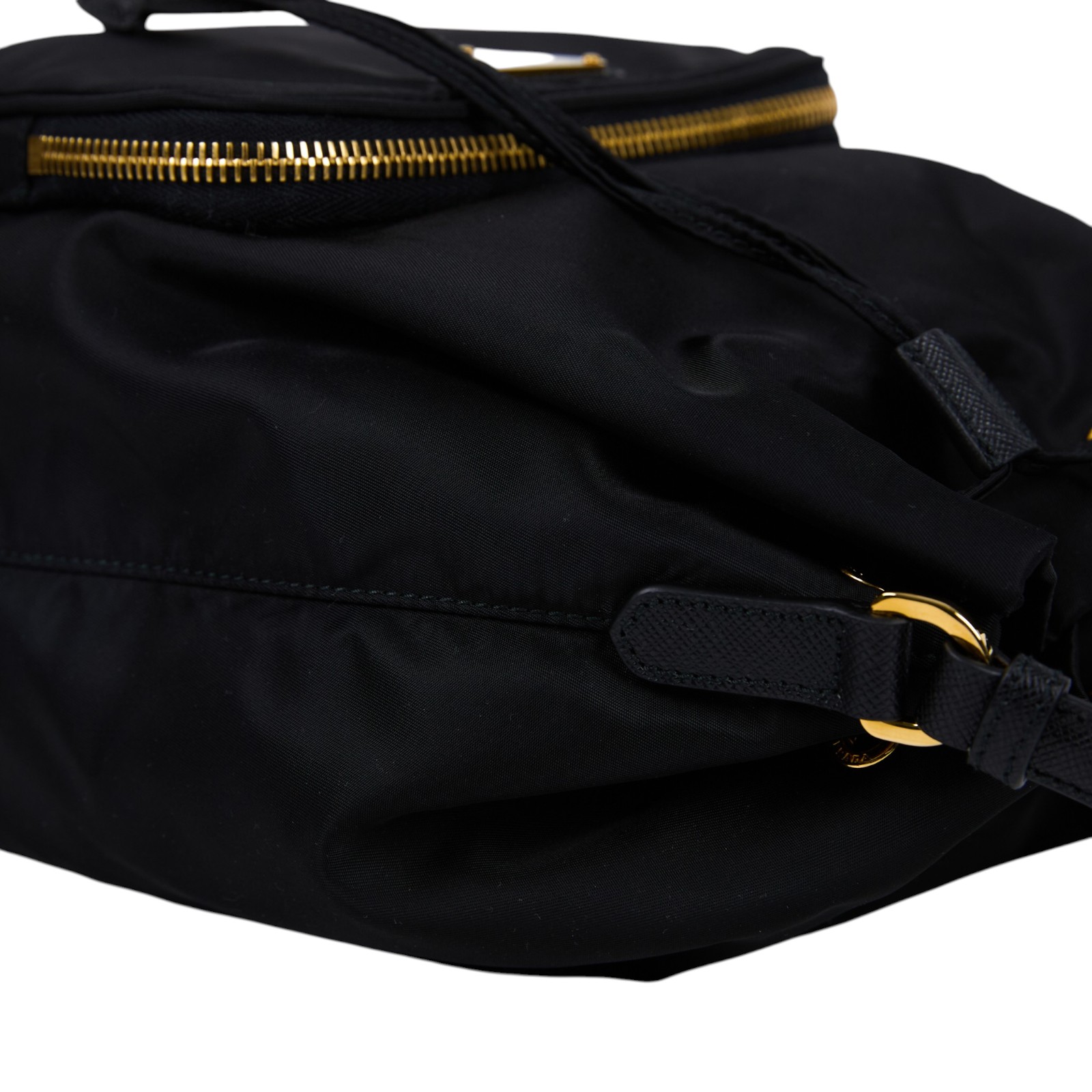 普拉達 PRADA Tessuto 水桶袋 1BH097_RV44 黑尼龍2WAY水桶包 防塵袋/保證卡/背帶