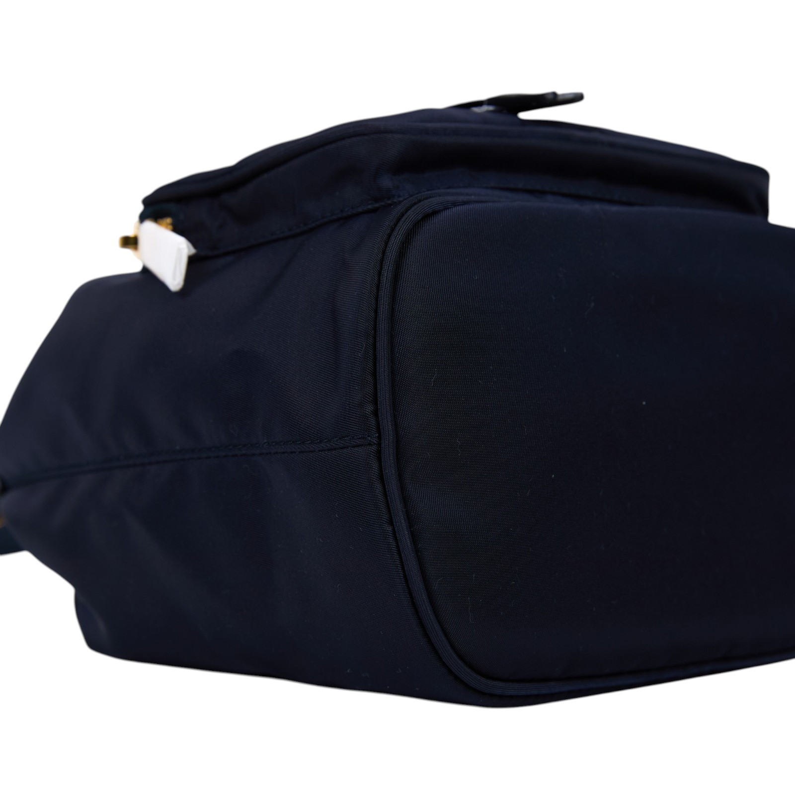 普拉達 PRADA Duet Re-Nylon 水桶袋 1BH038_RV44 藍尼龍2WAY水桶包 防塵袋/保證卡/背帶