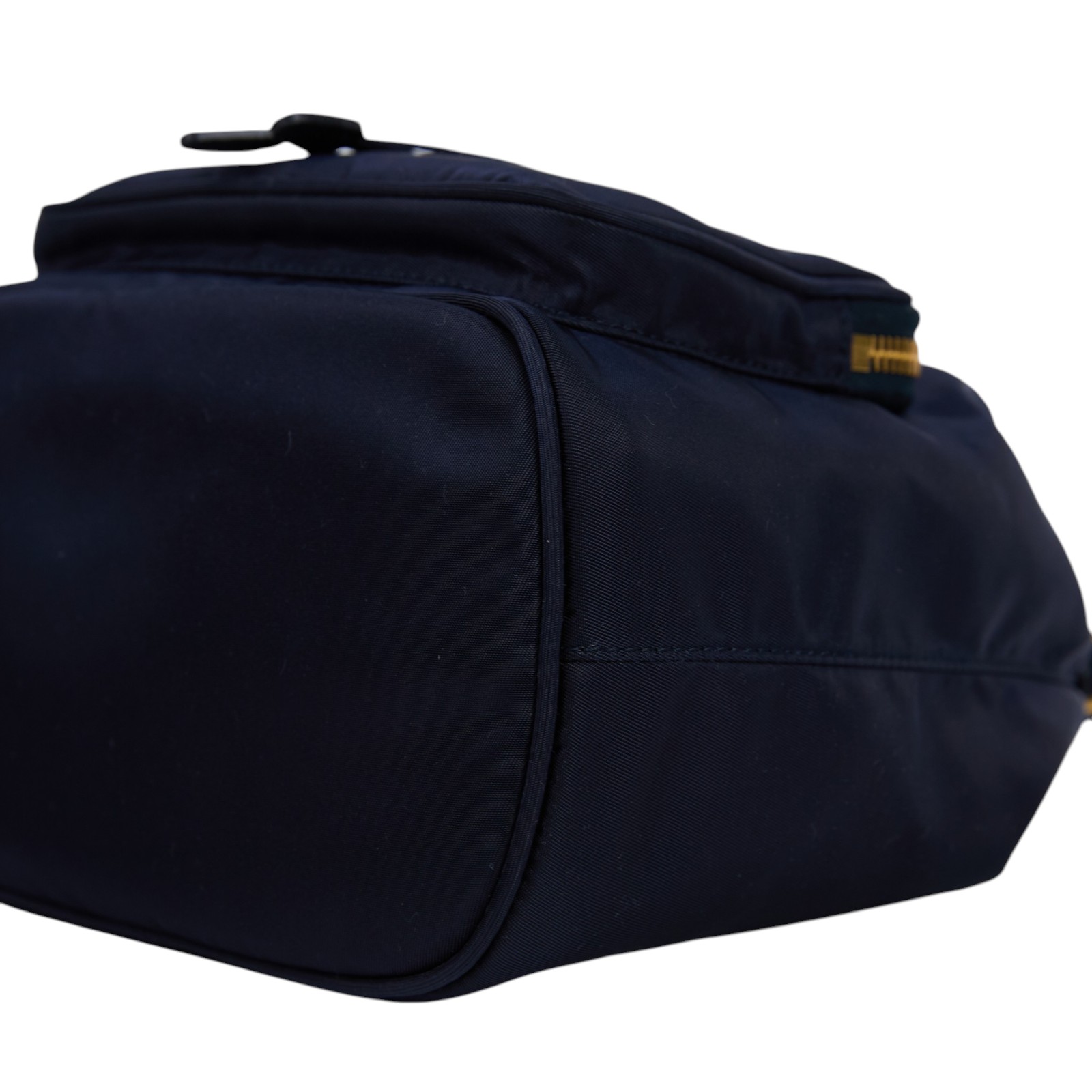 普拉達 PRADA Duet Re-Nylon 水桶袋 1BH038_RV44 藍尼龍2WAY水桶包 防塵袋/保證卡/背帶