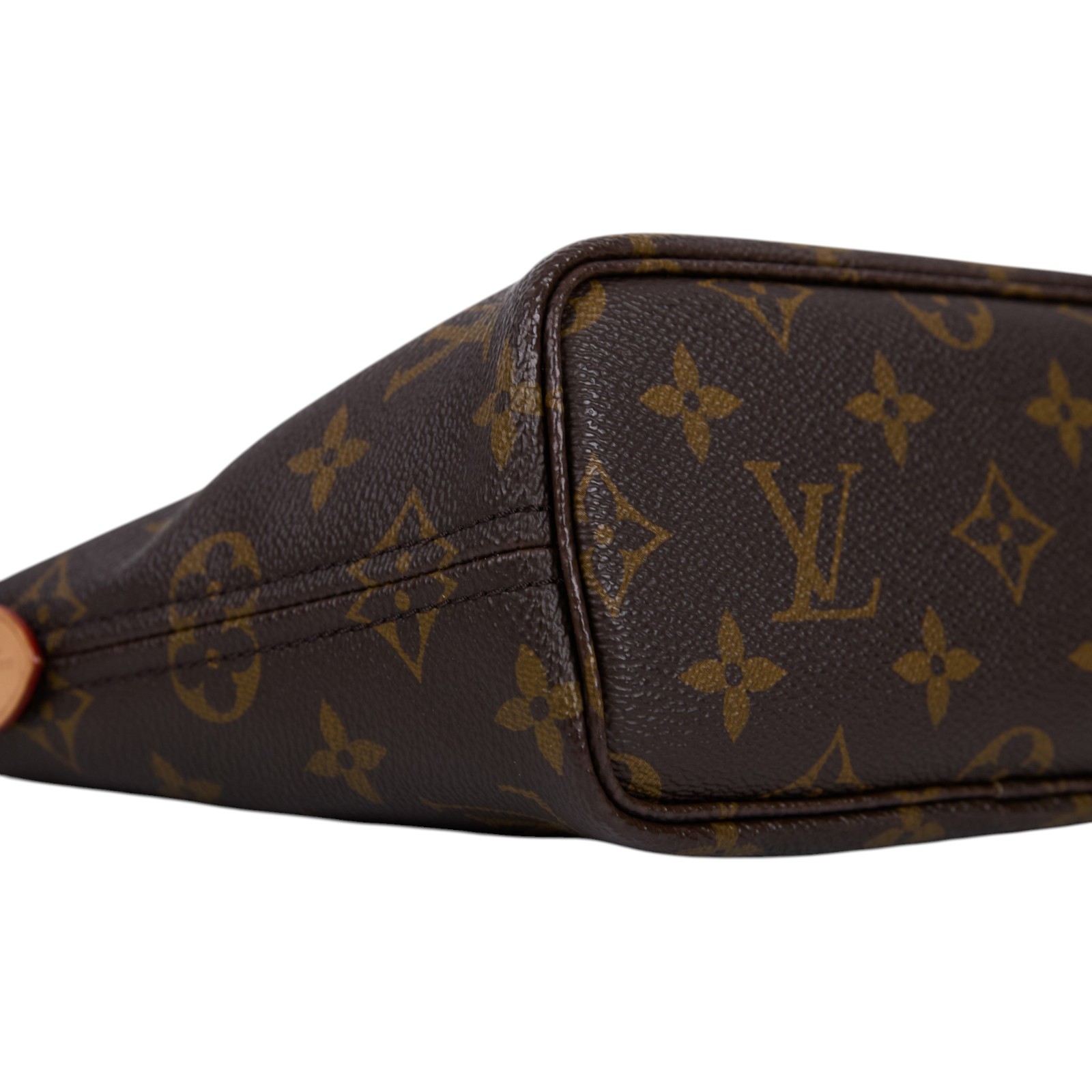 路易威登 LOUIS VUITTON Neverfull BB 手提 斜背包 米色背袋 M46705 晶片款 原花NEVERFULL BB 背帶/內袋