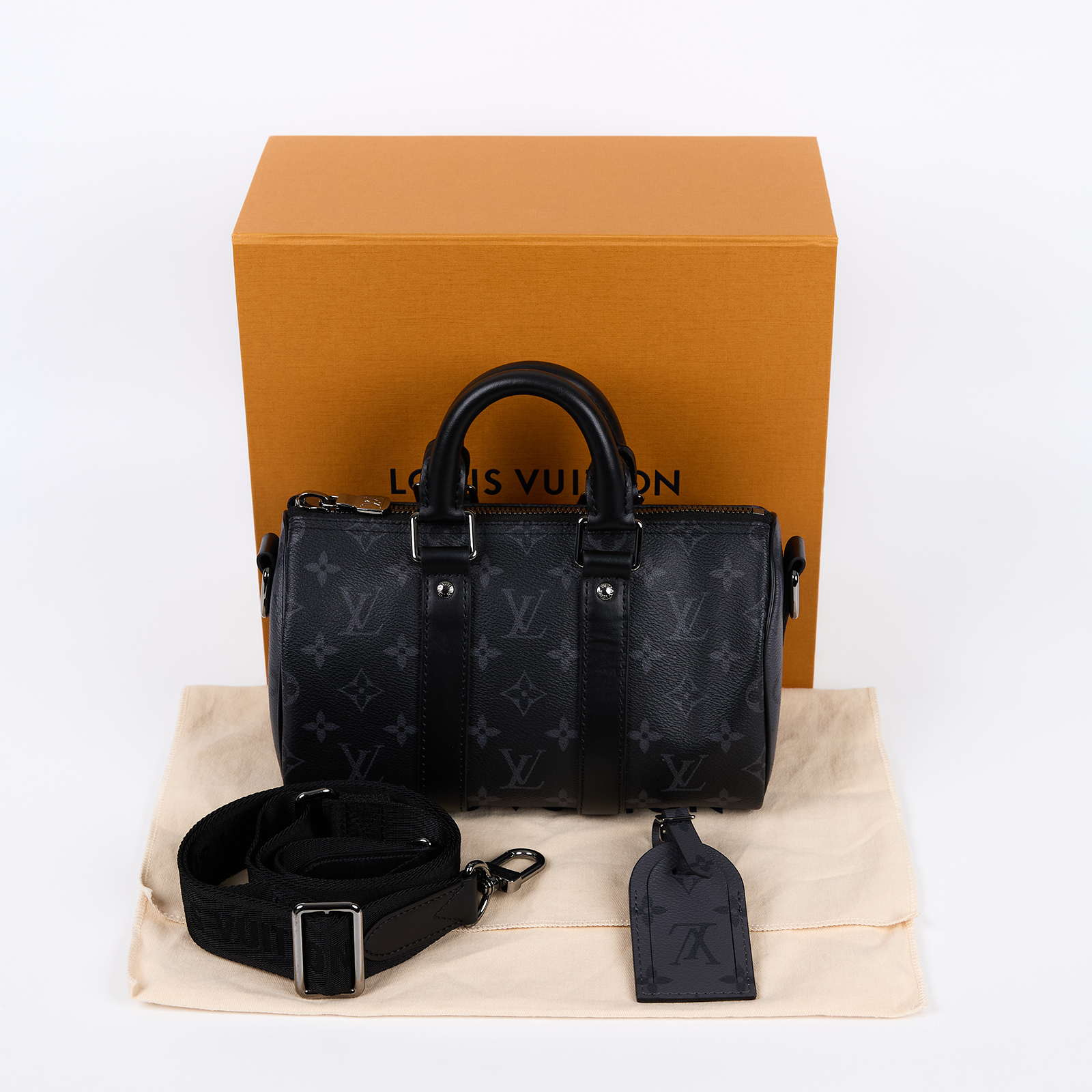 路易威登 LOUIS VUITTON Keepall Bandoulière 25 手提包 肩背包 斜背包 M46271 晶片款  防塵袋/原廠盒子/STARP/吊牌