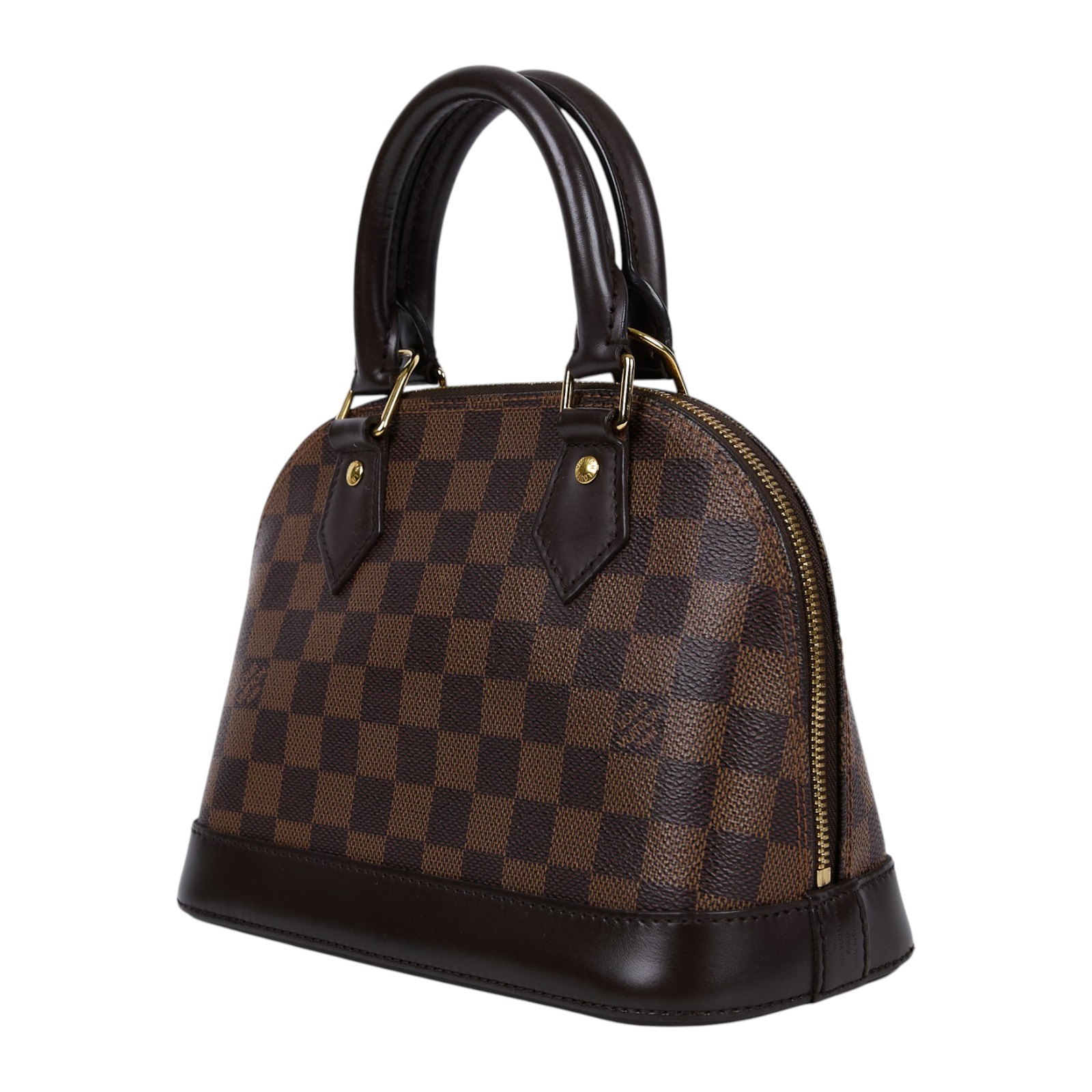路易威登 LOUIS VUITTON Alma BB 貝殼包 棋盤格 Ebene帆布 N41221 棋盤ALMA BB 鎖組/背帶/防塵袋