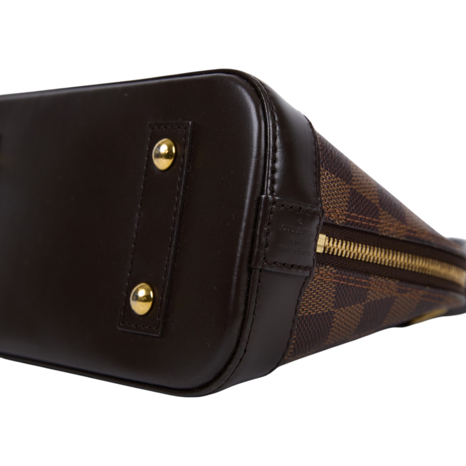 路易威登 LOUIS VUITTON Alma BB 貝殼包 棋盤格 Ebene帆布 N41221 棋盤ALMA BB 鎖組/背帶/防塵袋